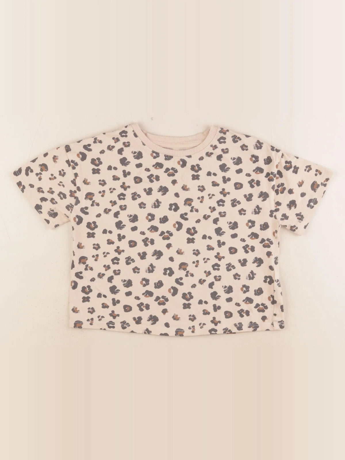 Vertbaudet - tee-shirt beige - 4 ans