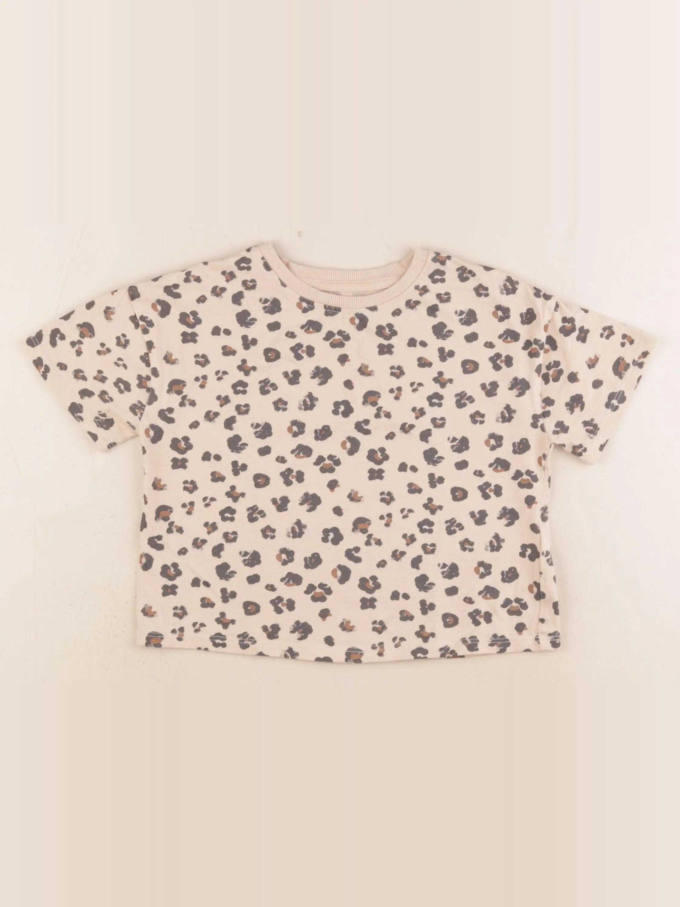 Vertbaudet - tee-shirt beige - 4 ans