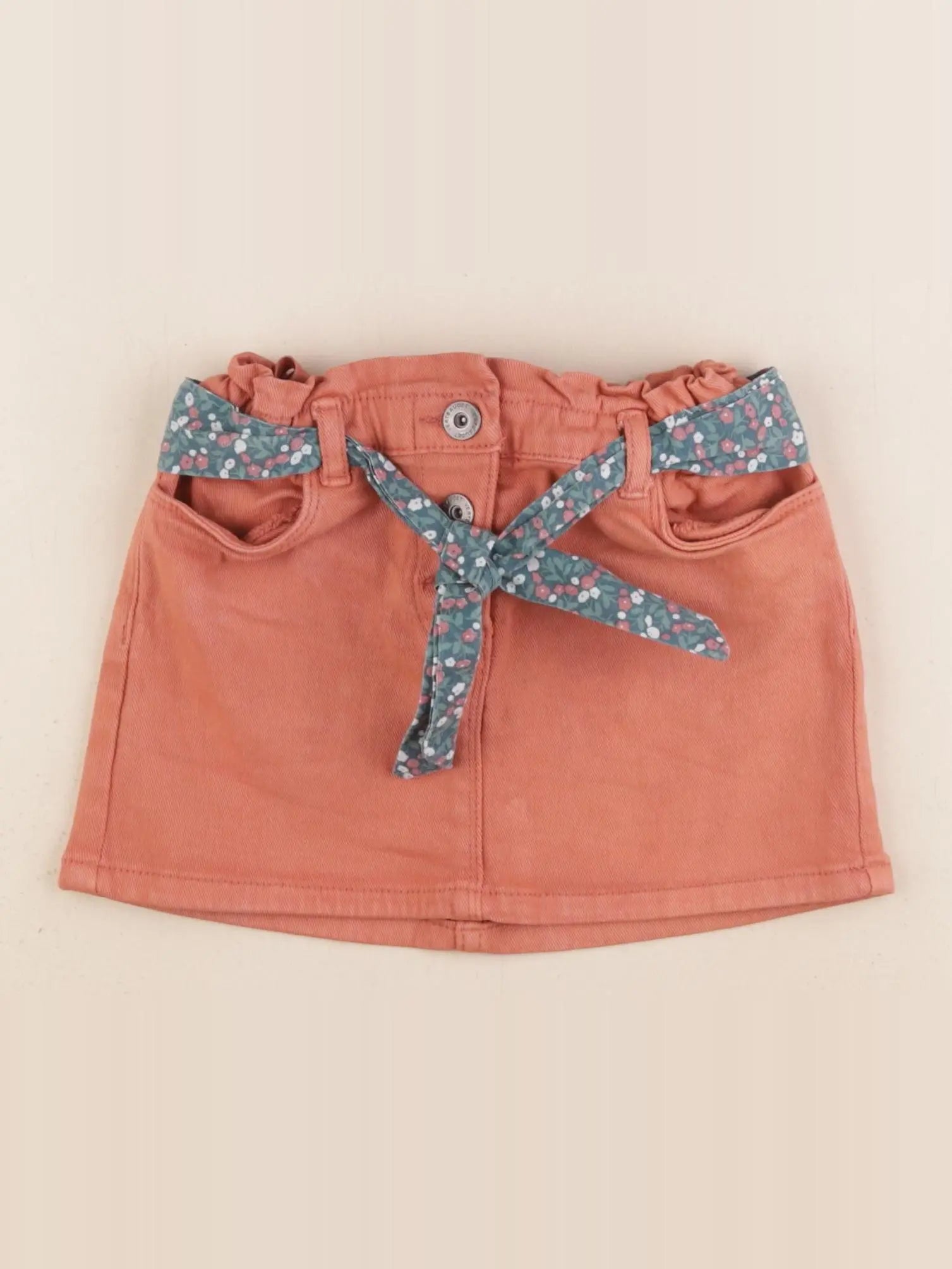 Vertbaudet - jupe rouge - 4 ans
