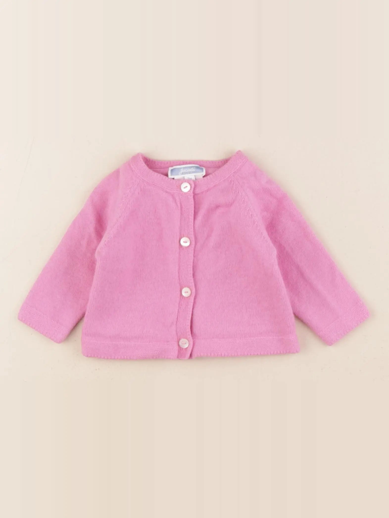 Jacadi - gilet rose - 3 mois