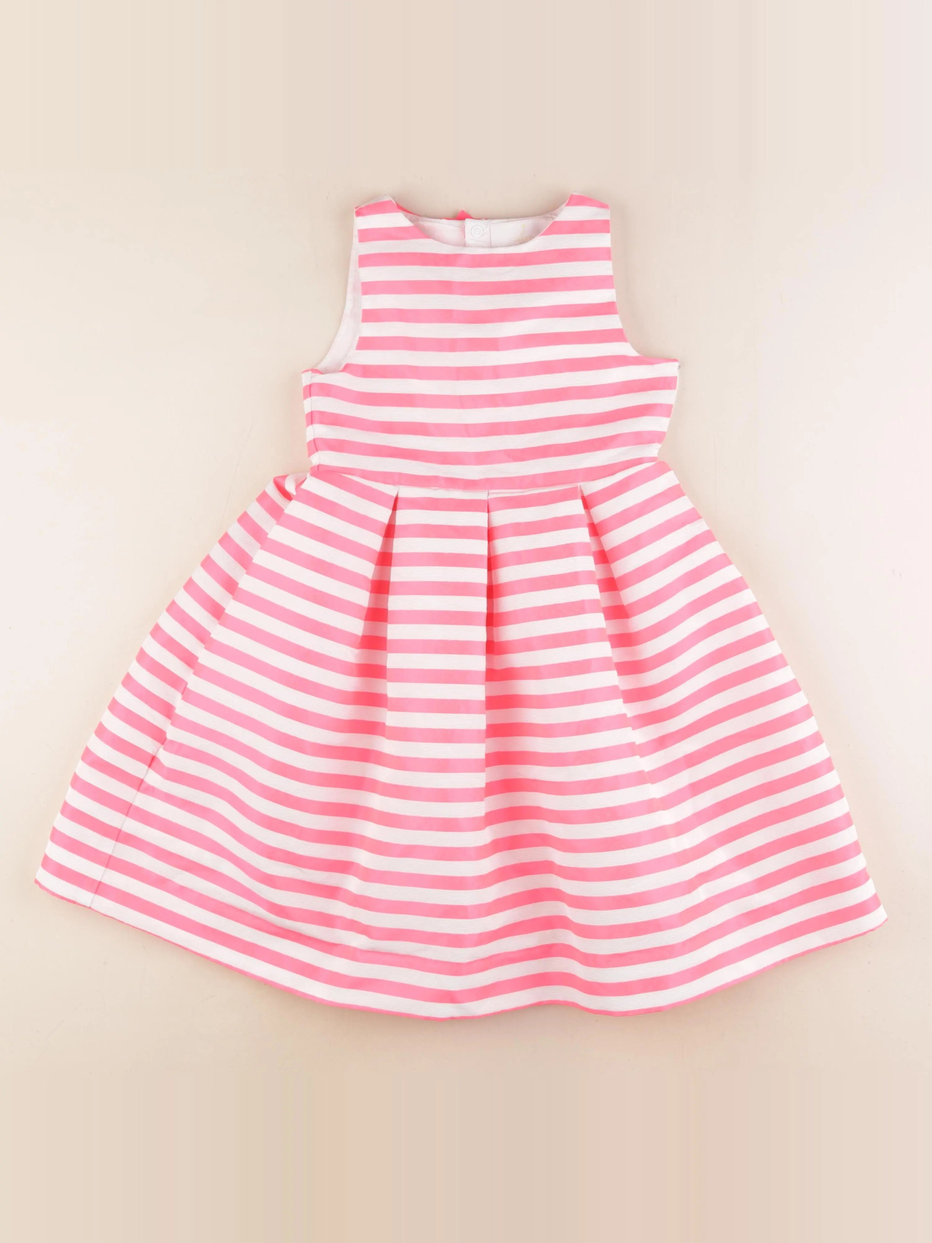 Jacadi - robe rose fluo - 8 ans