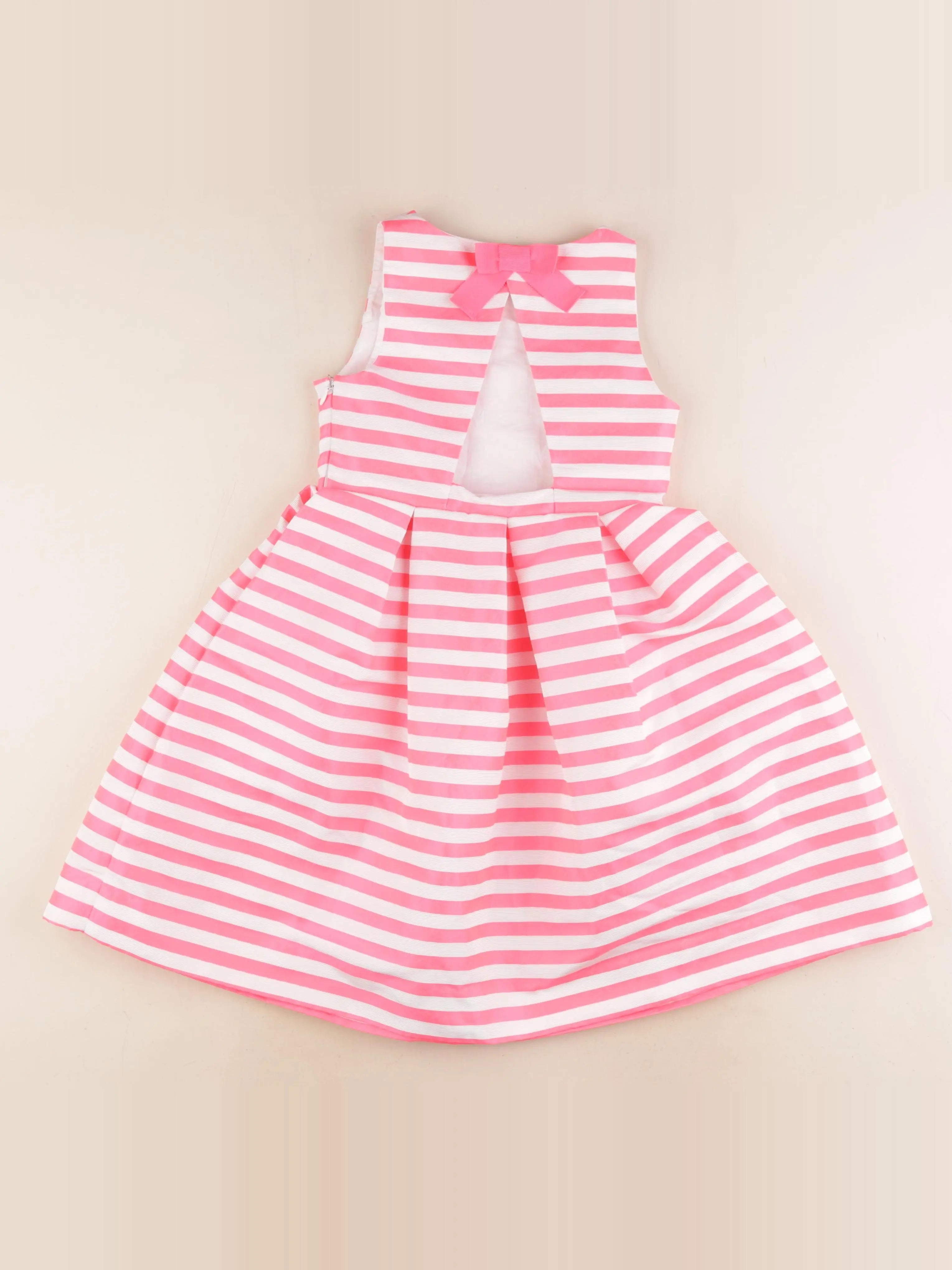 Jacadi - robe rose fluo - 8 ans