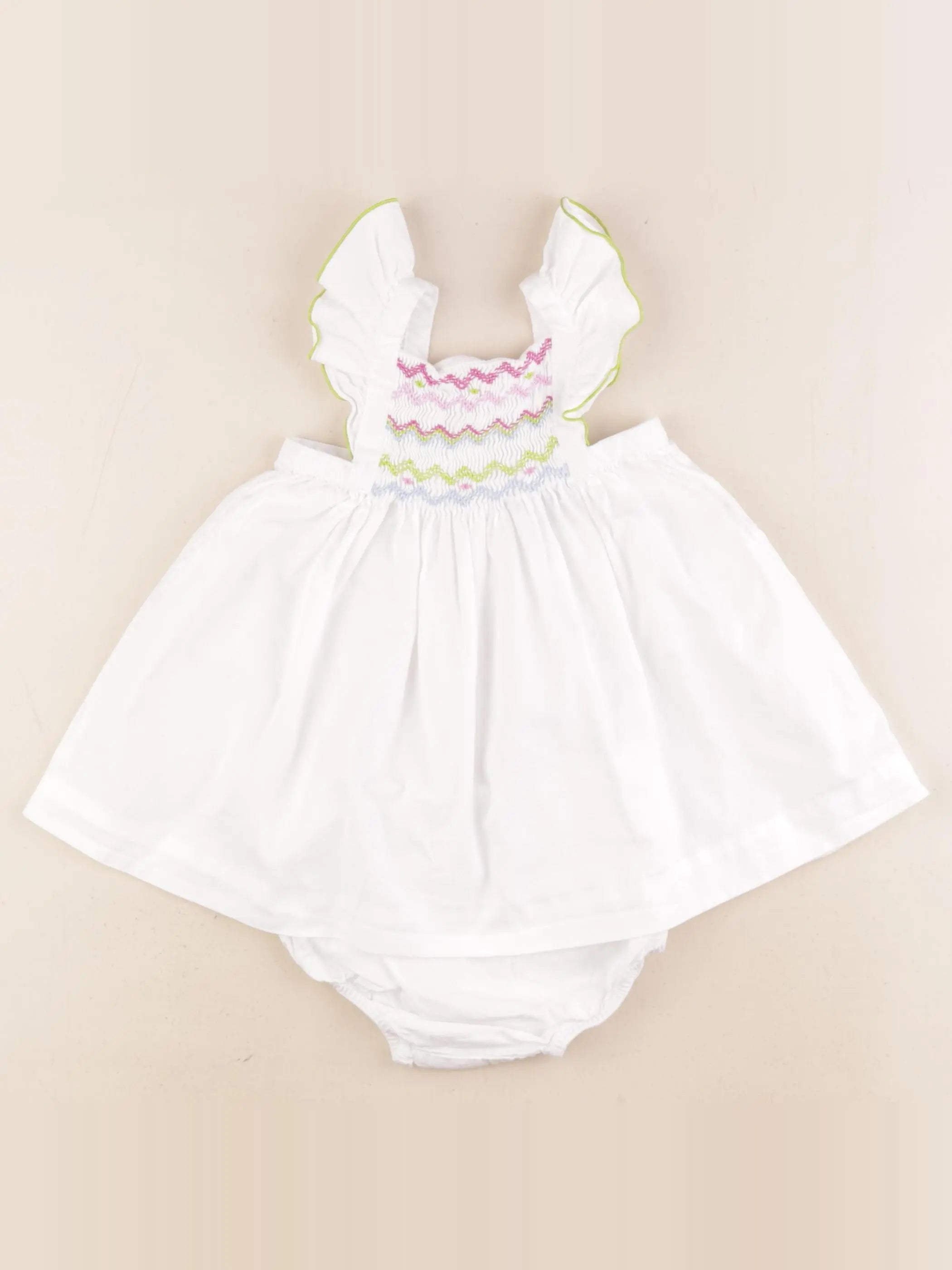 Jacadi - robe blanc - 12 mois