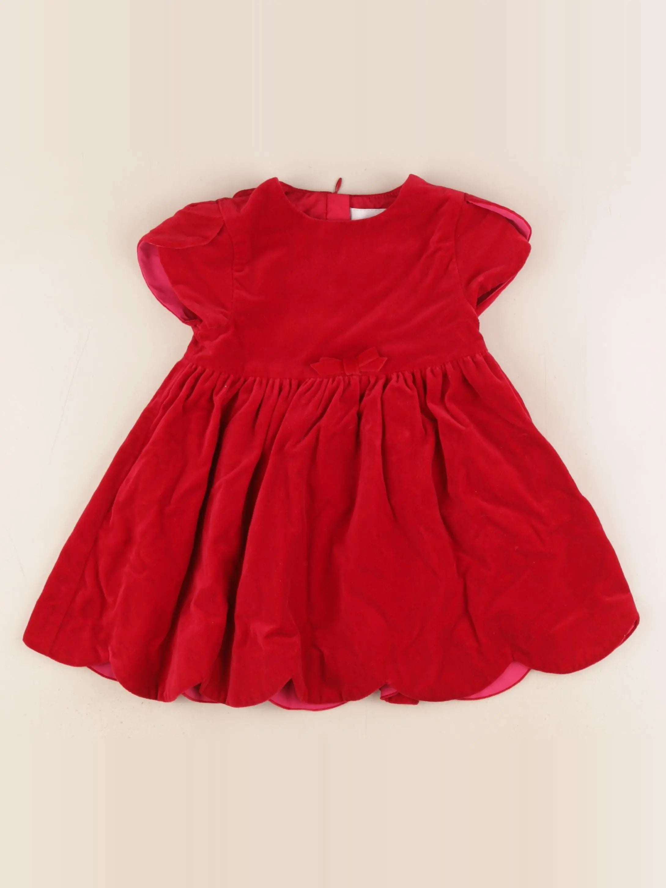 Jacadi - robe rouge - 24 mois
