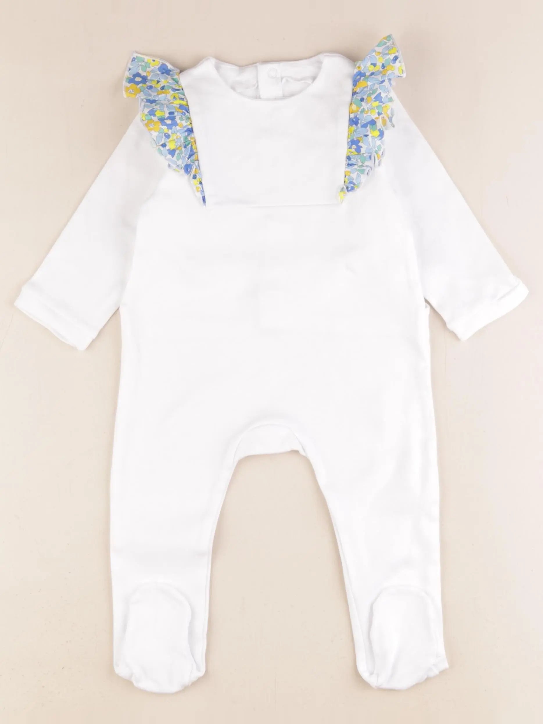 Jacadi - pyjama coton blanc - 12 mois
