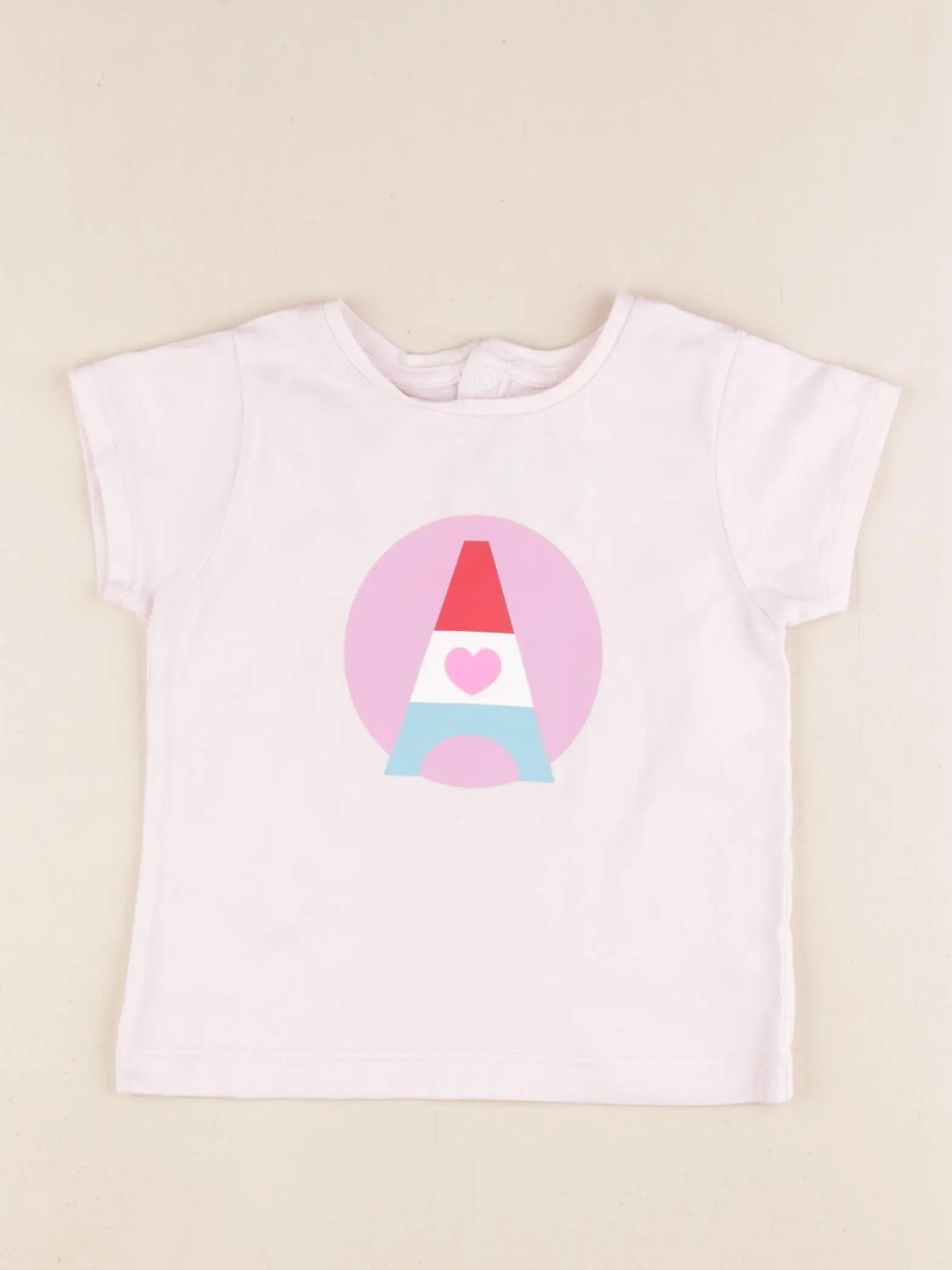Jacadi - tee-shirt rose - 24 mois