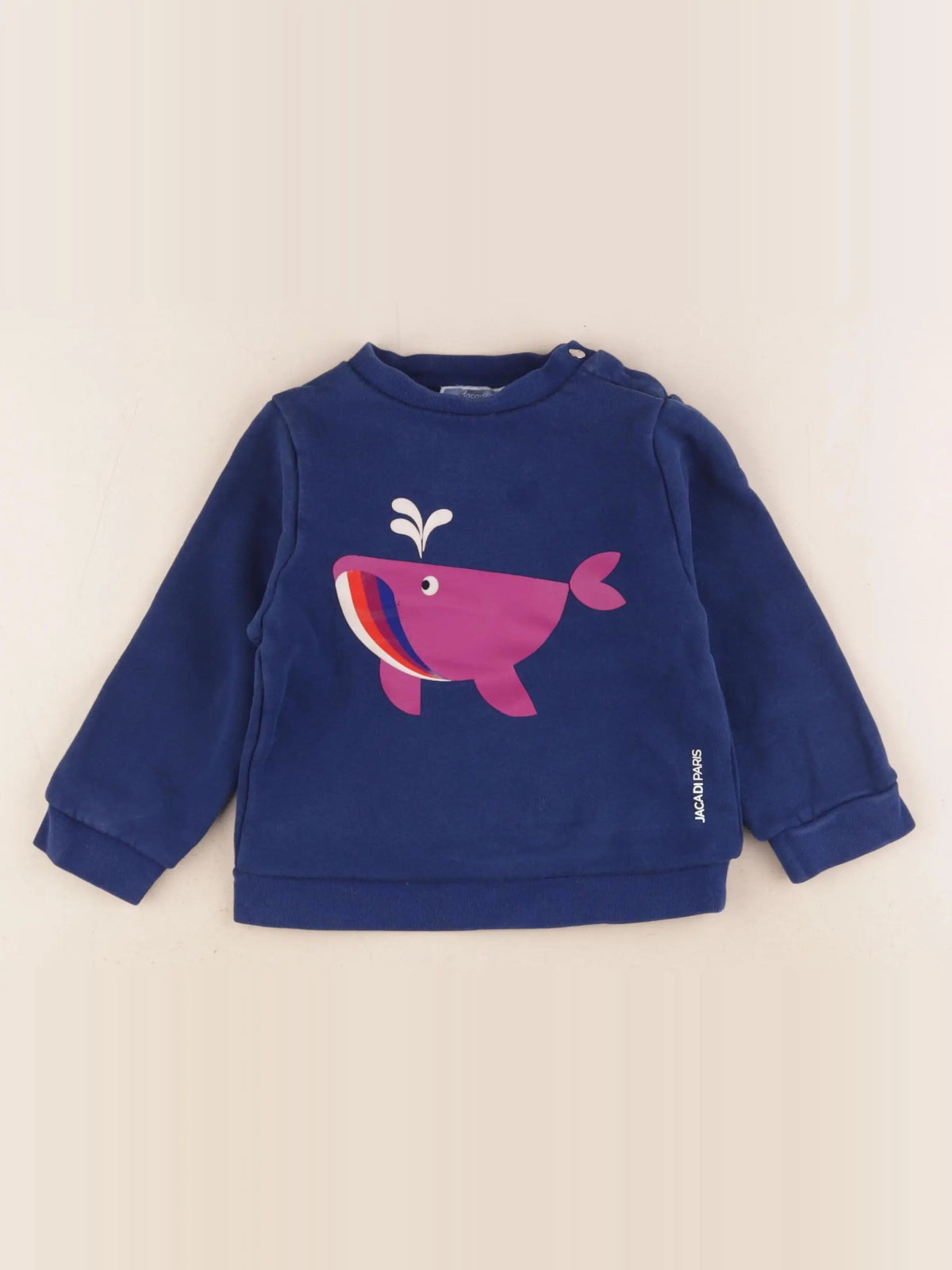 Jacadi - sweat bleu - 24 mois