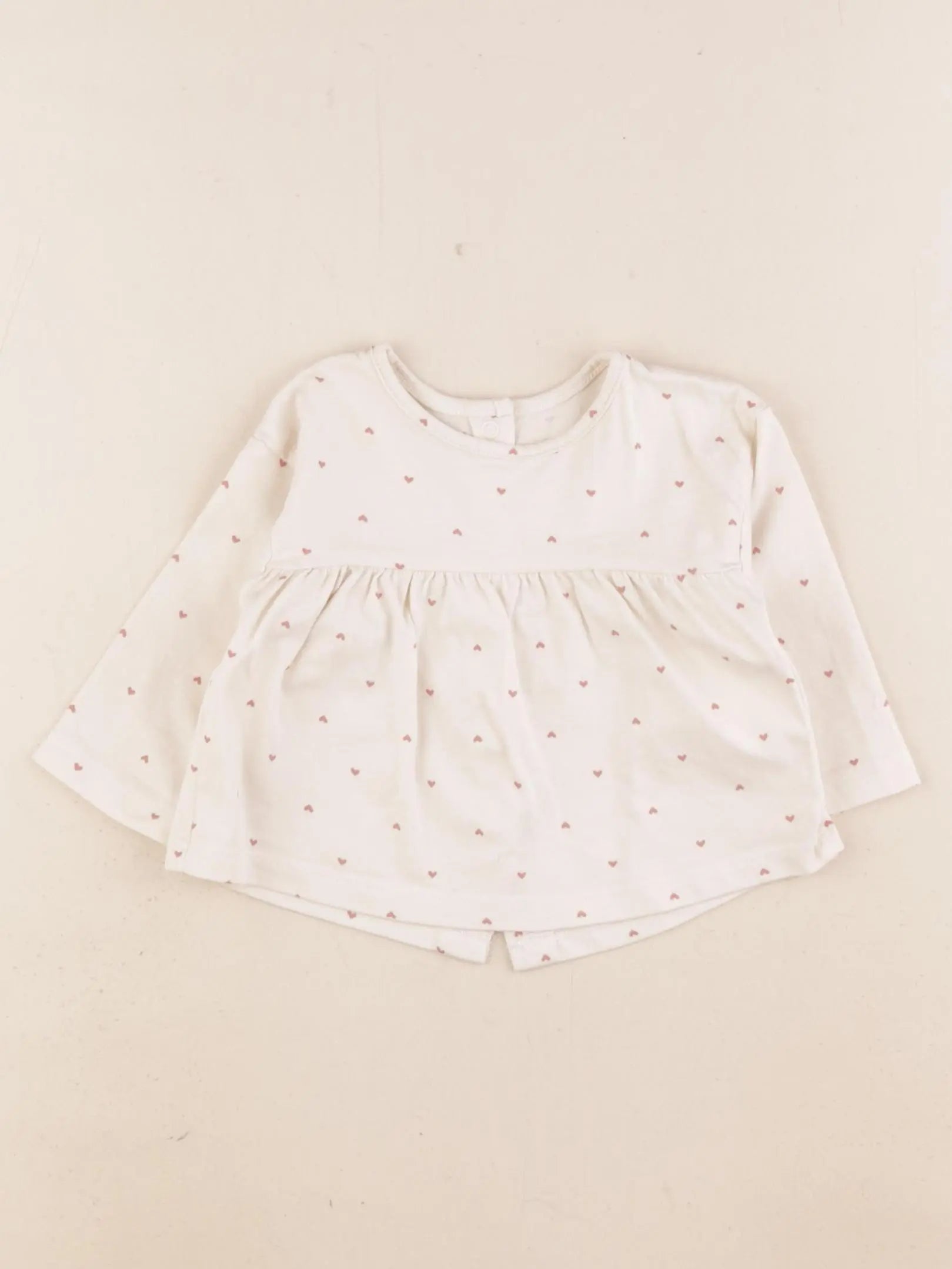 Vertbaudet - tee-shirt beige - 3 mois