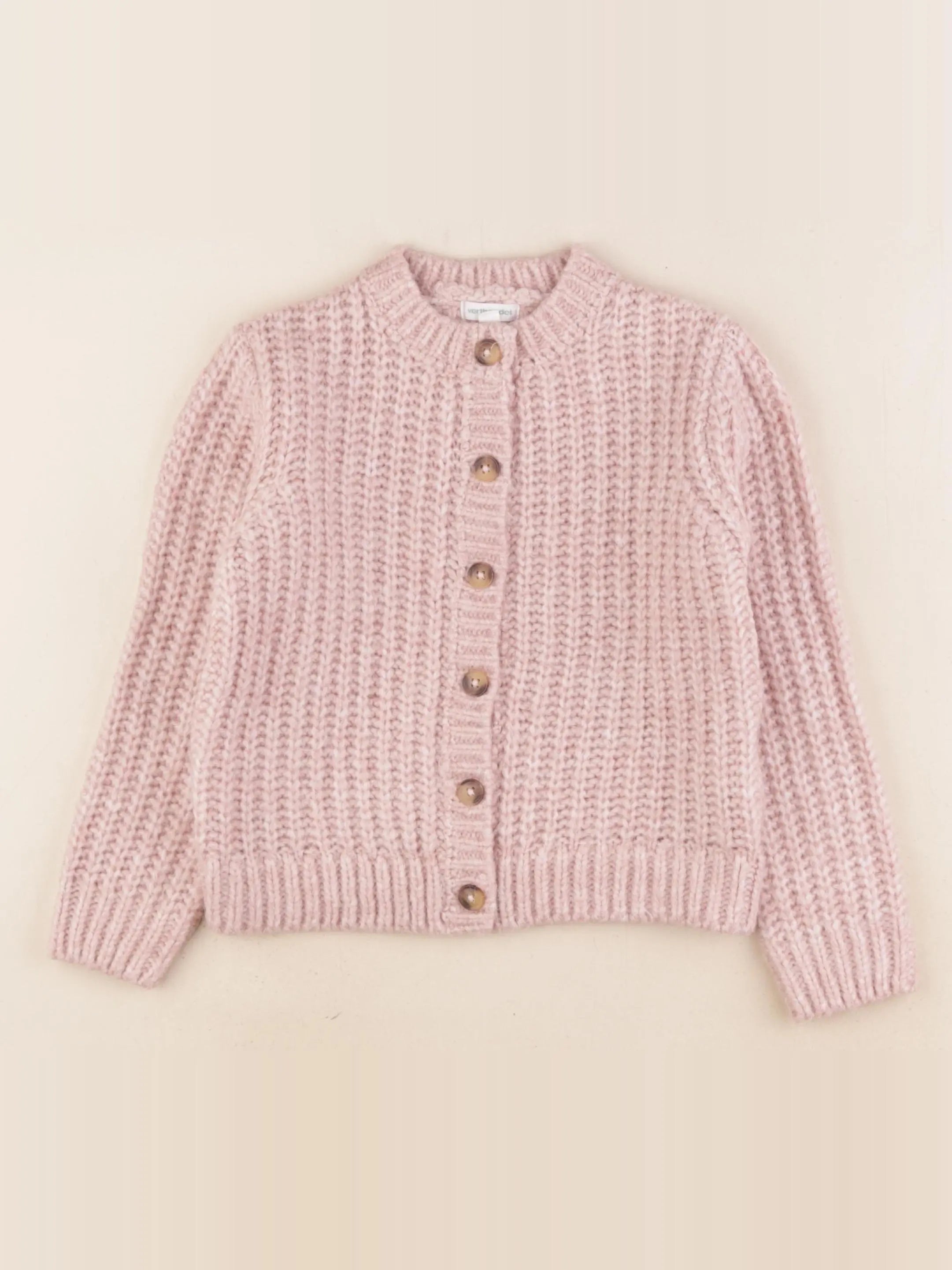 Vertbaudet - gilet rose - 6 ans