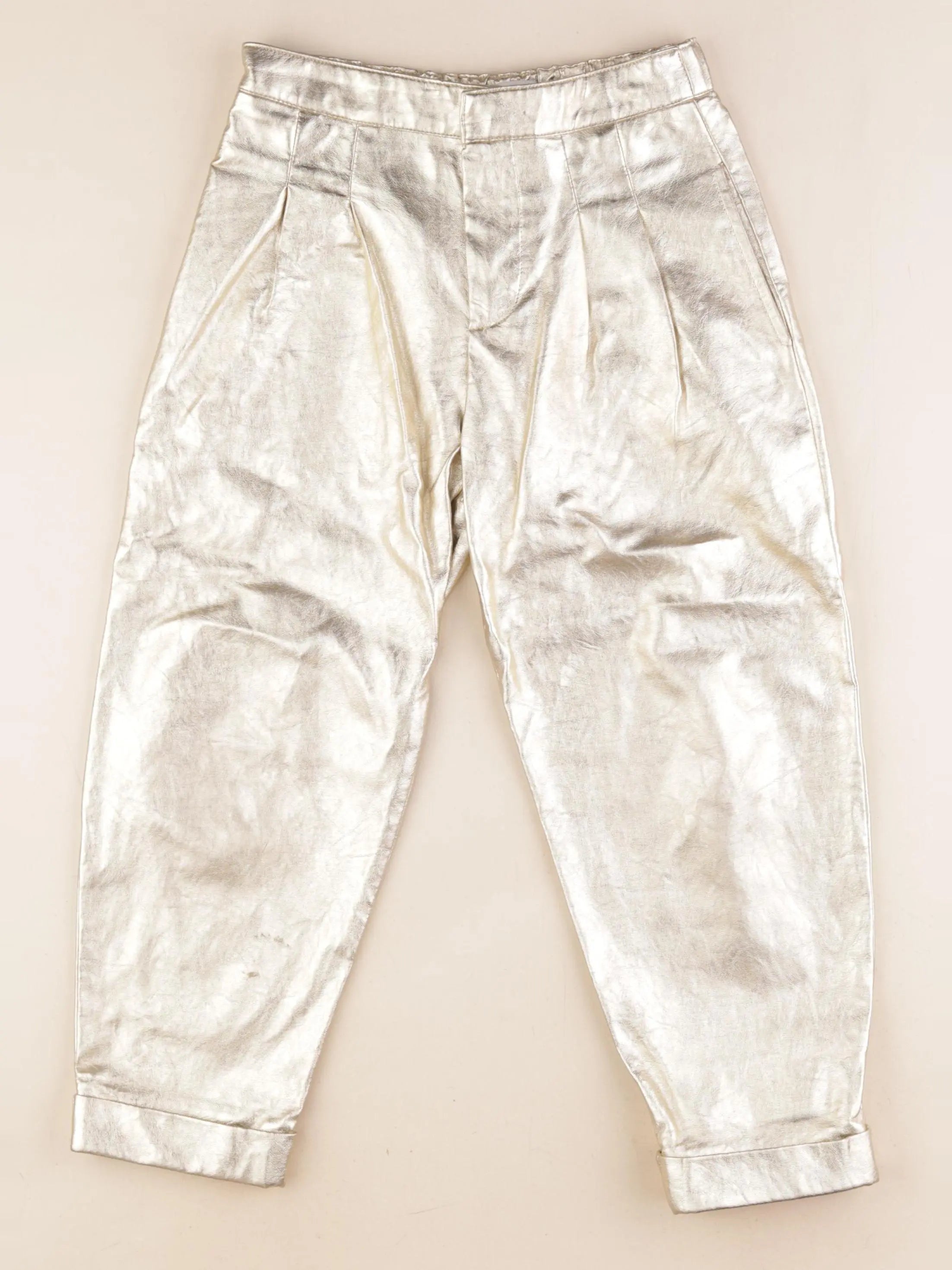 Zara - pantalon or - 7 ans
