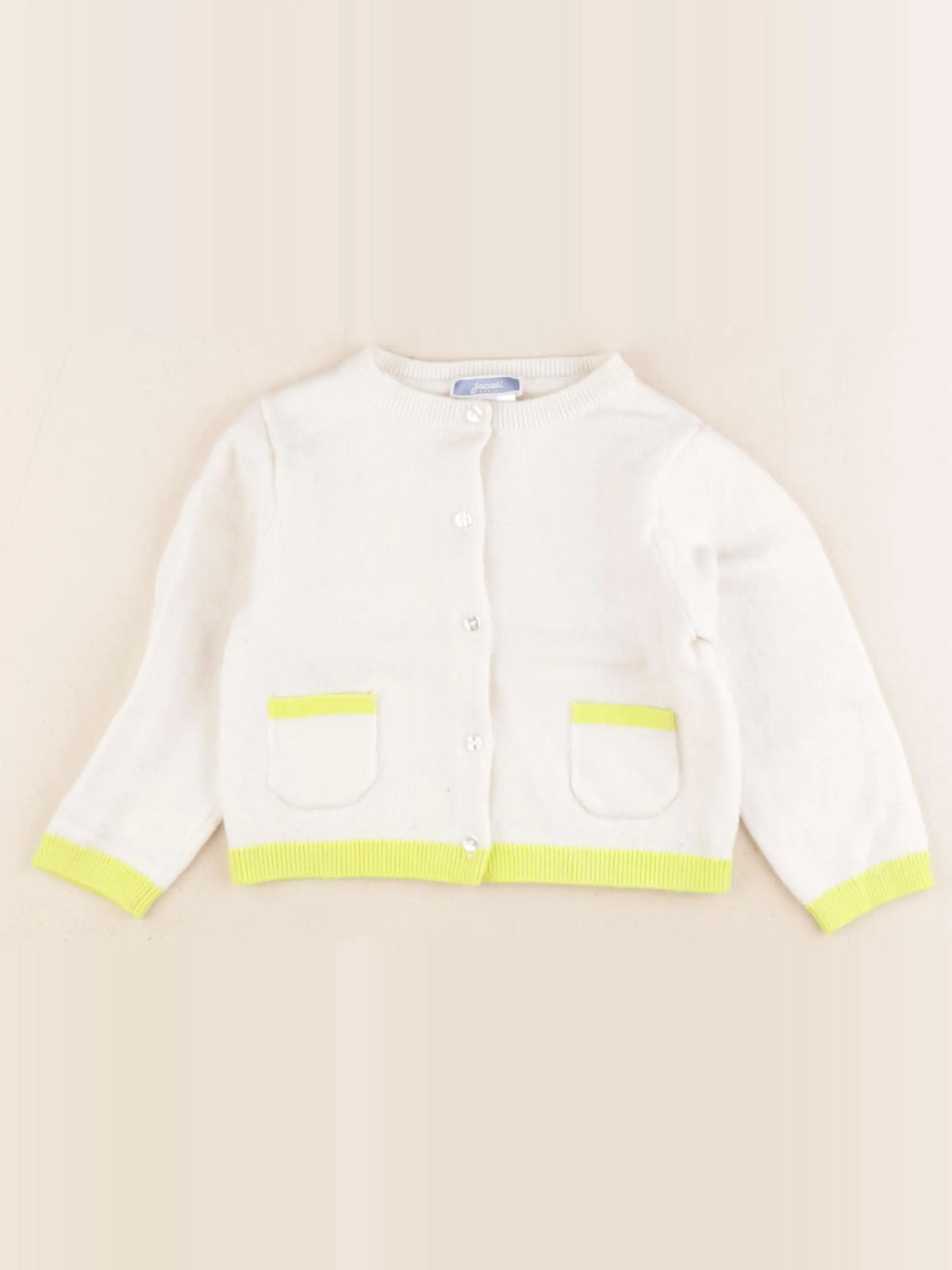 Jacadi - gilet blanc - 36 mois