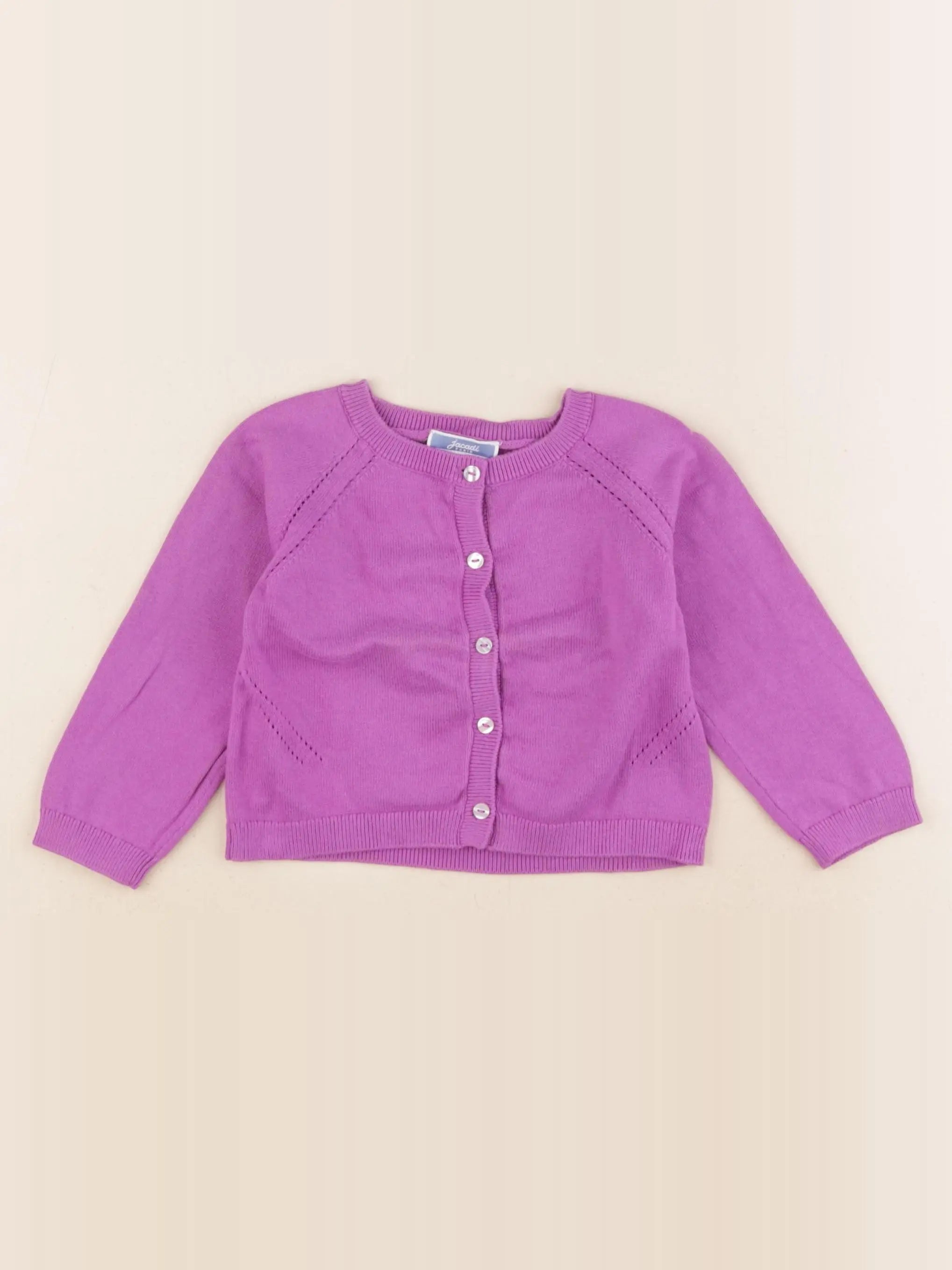Jacadi - gilet violet - 18 mois