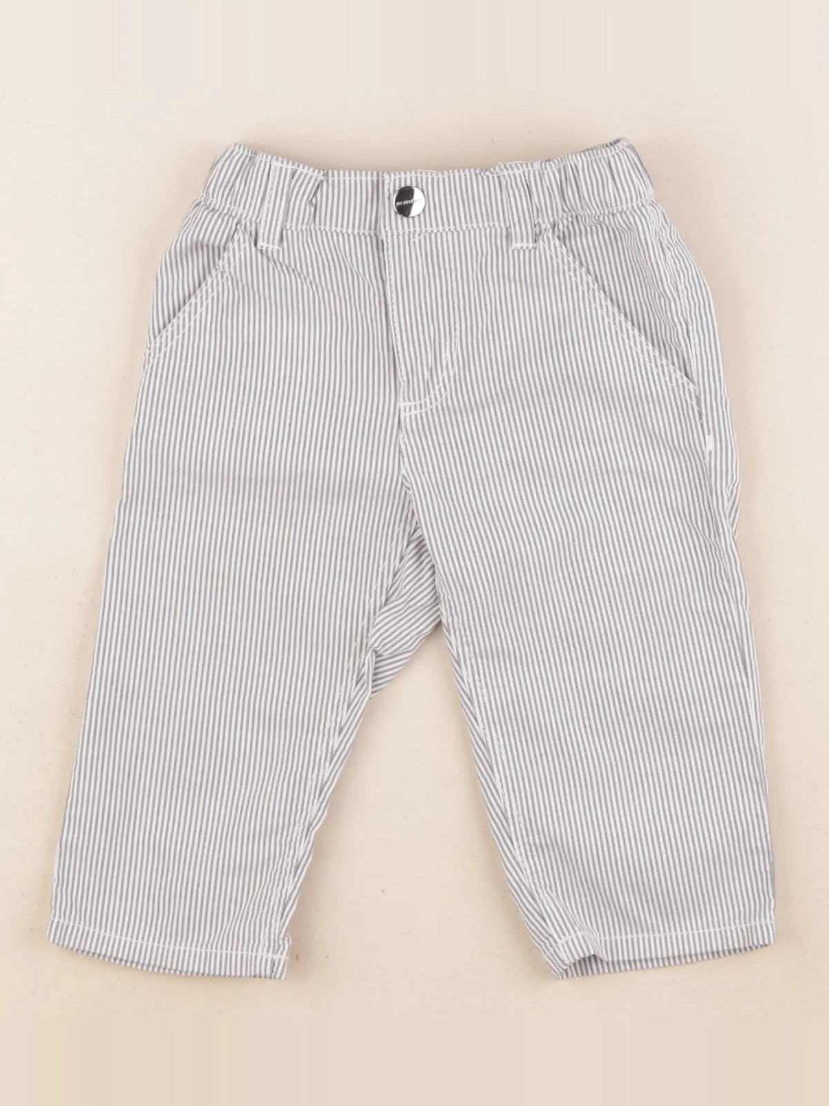 Jacadi - pantalon gris - 12 mois