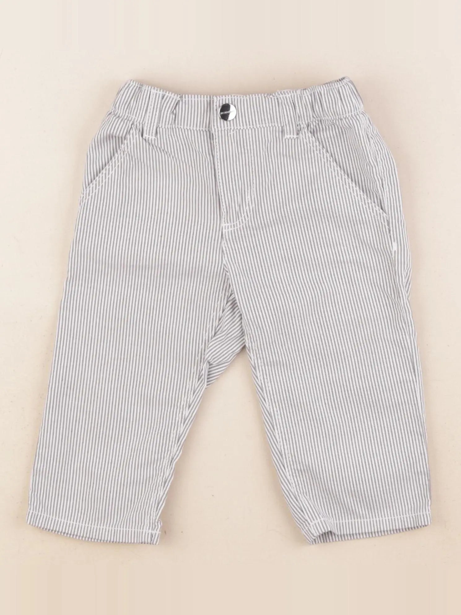 Jacadi - pantalon gris - 12 mois