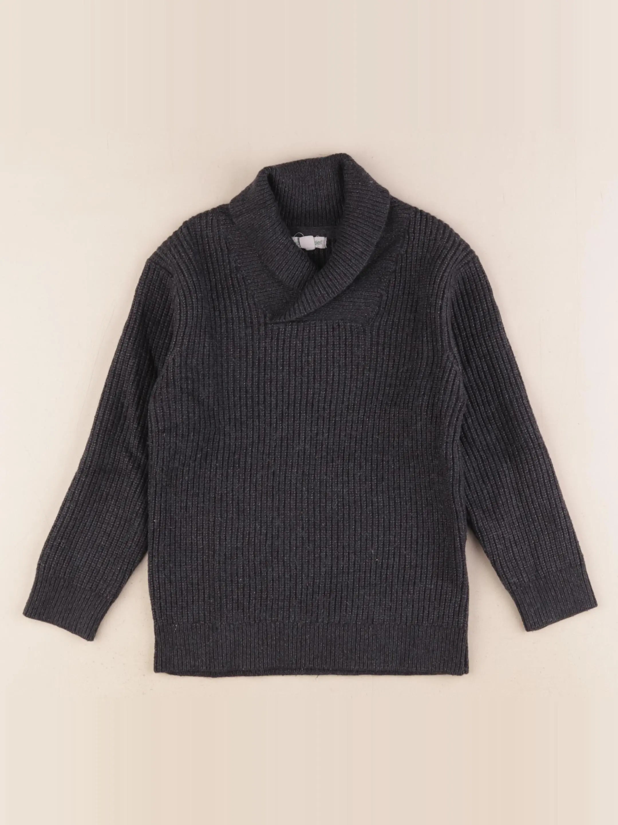 Vertbaudet - pull gris - 5 ans