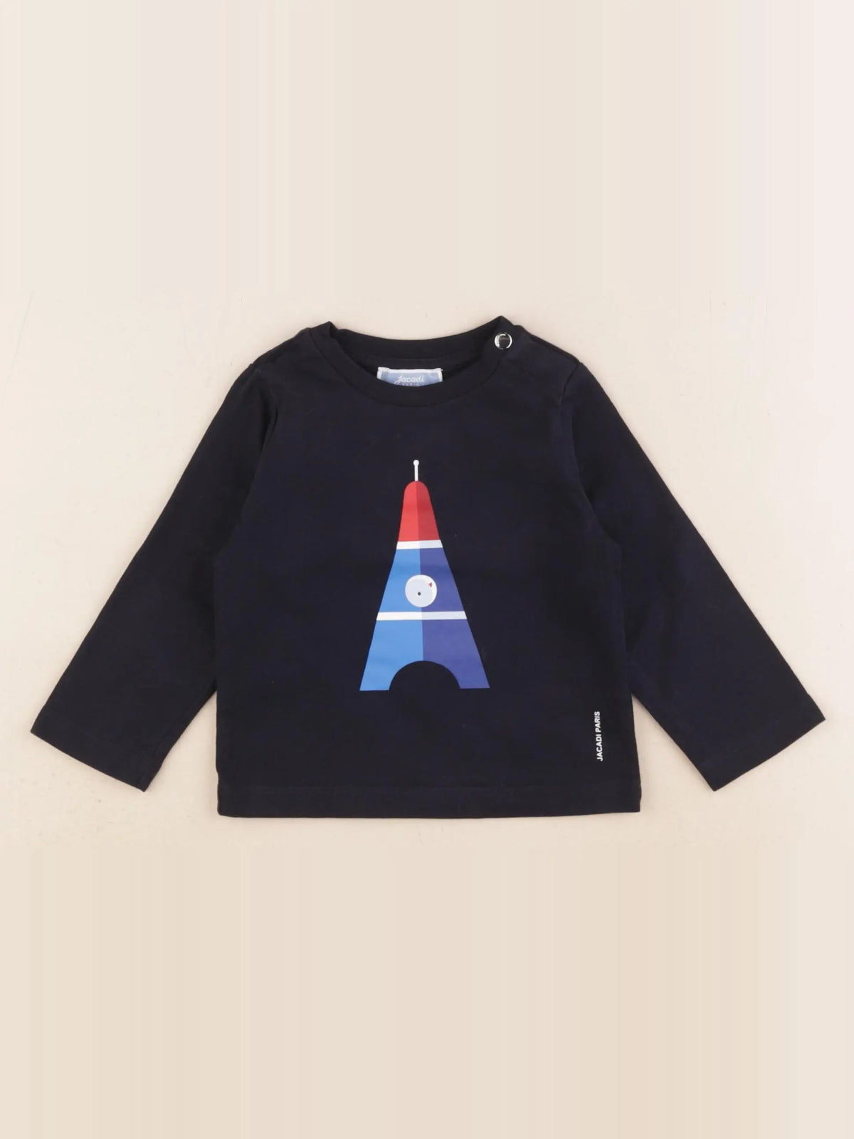 Jacadi - tee-shirt bleu - 12 mois