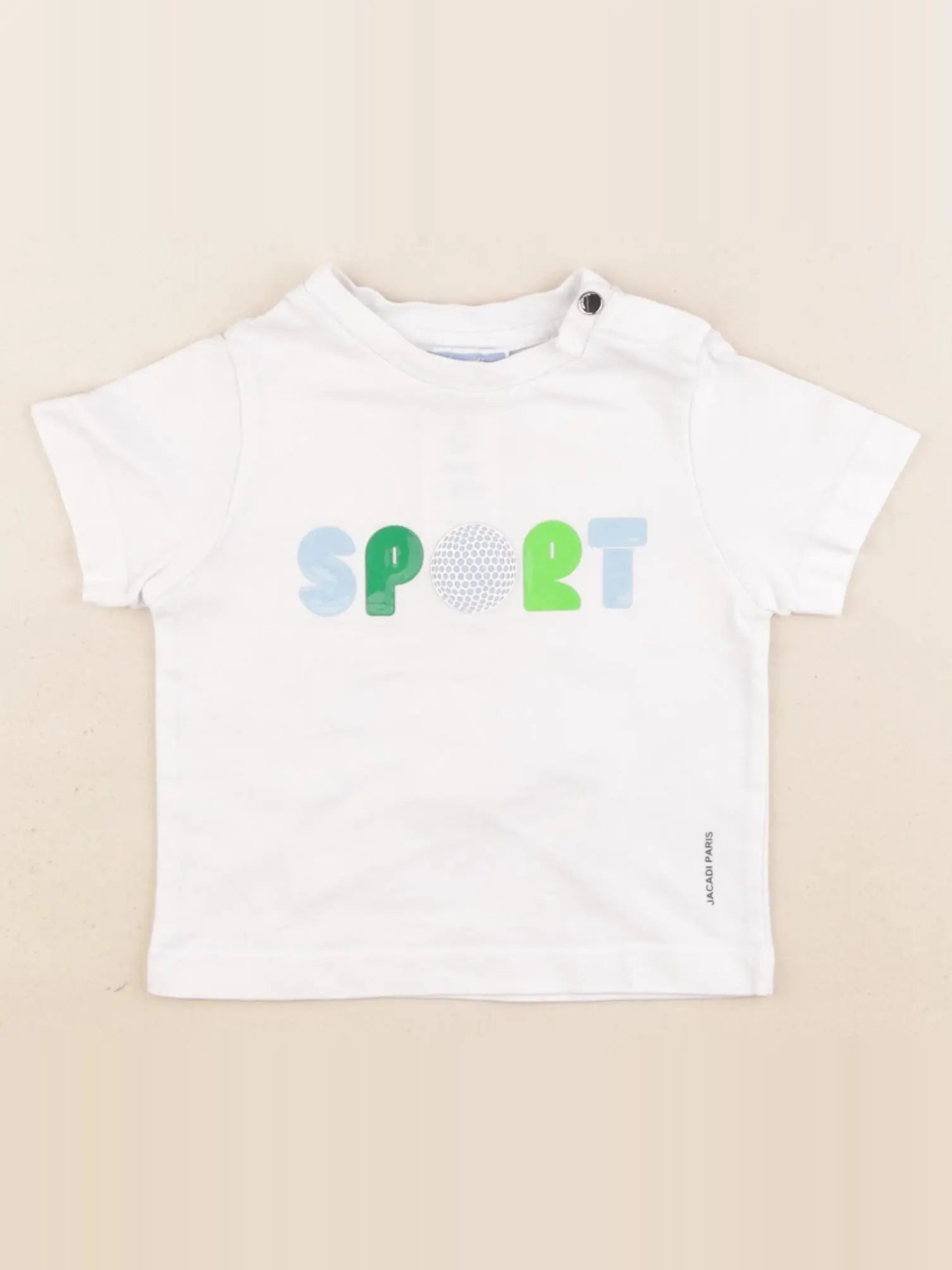Jacadi - tee-shirt blanc - 12 mois