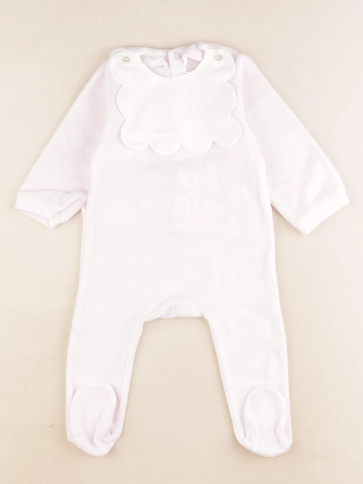Jacadi - pyjama velours rose - 9 mois