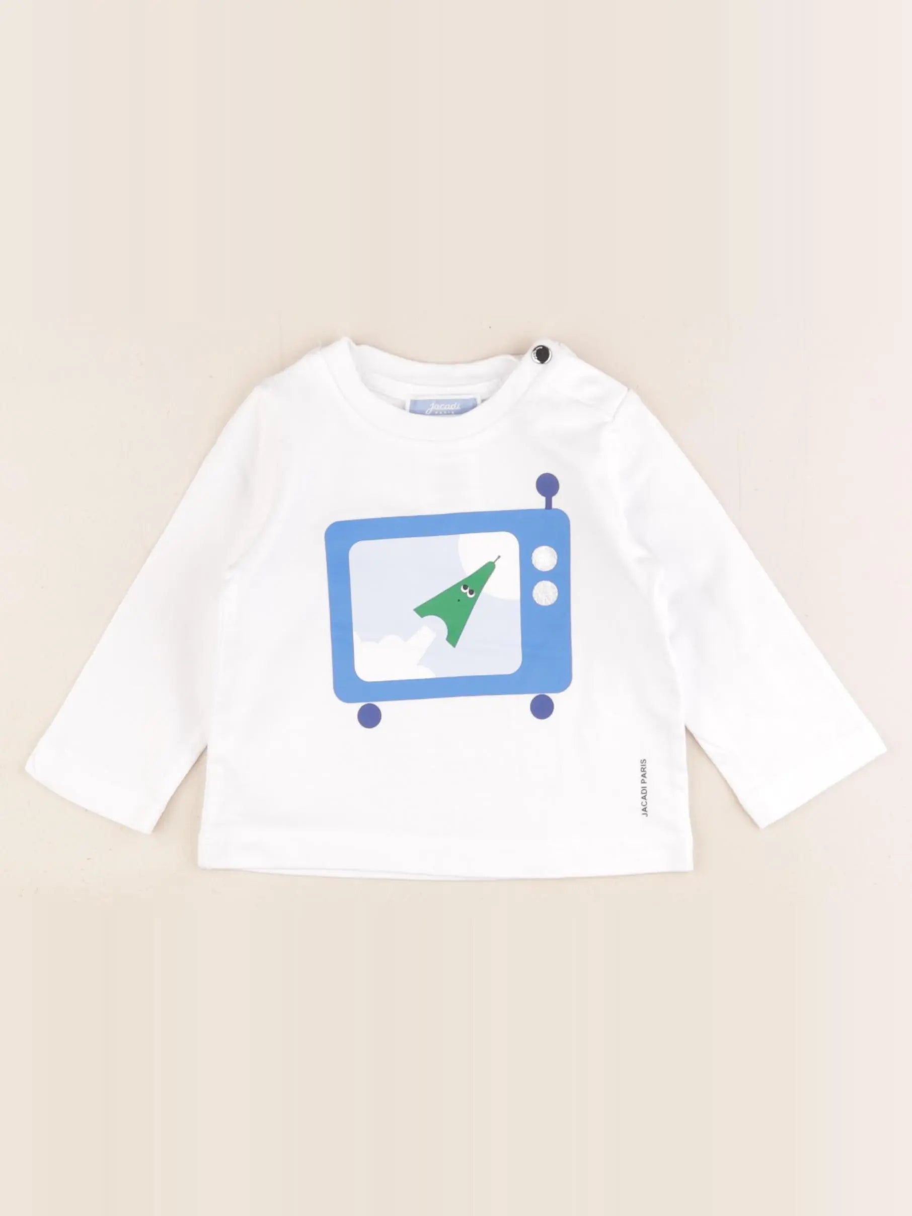 Jacadi - tee-shirt blanc - 6 mois