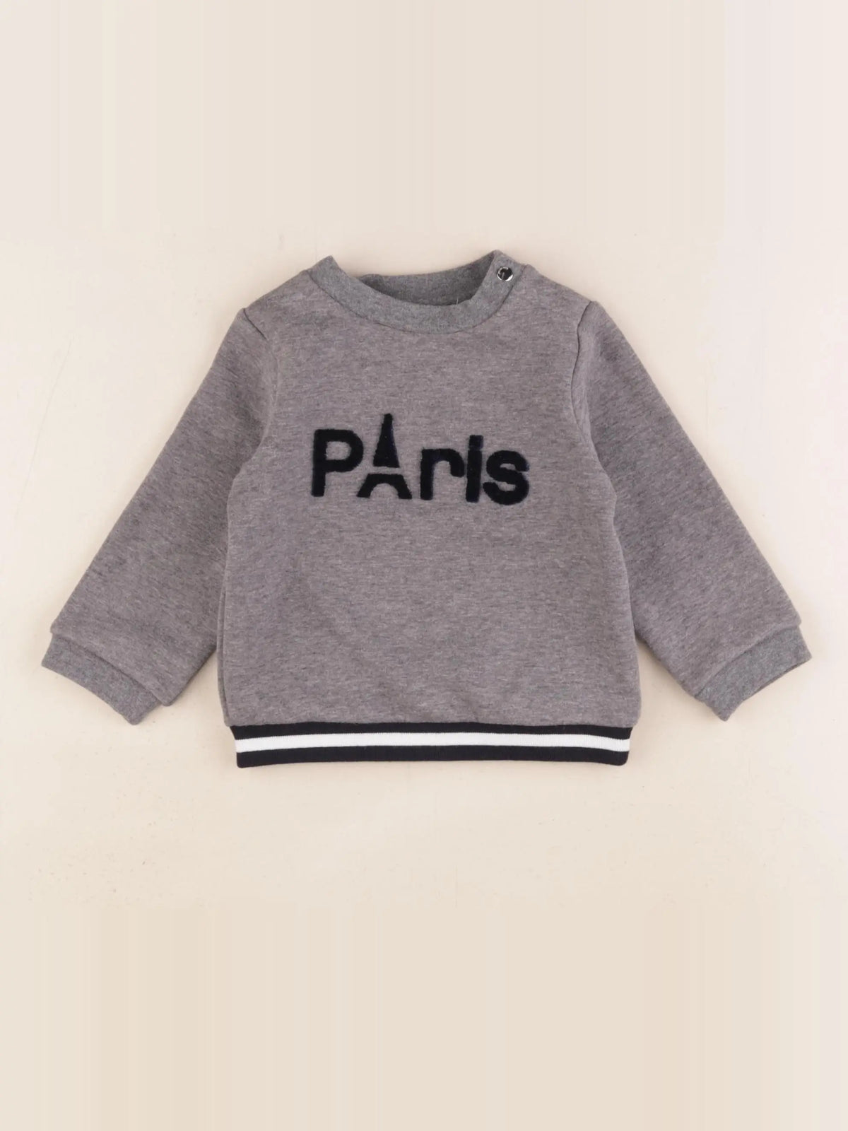 Jacadi - sweat gris - 12 mois