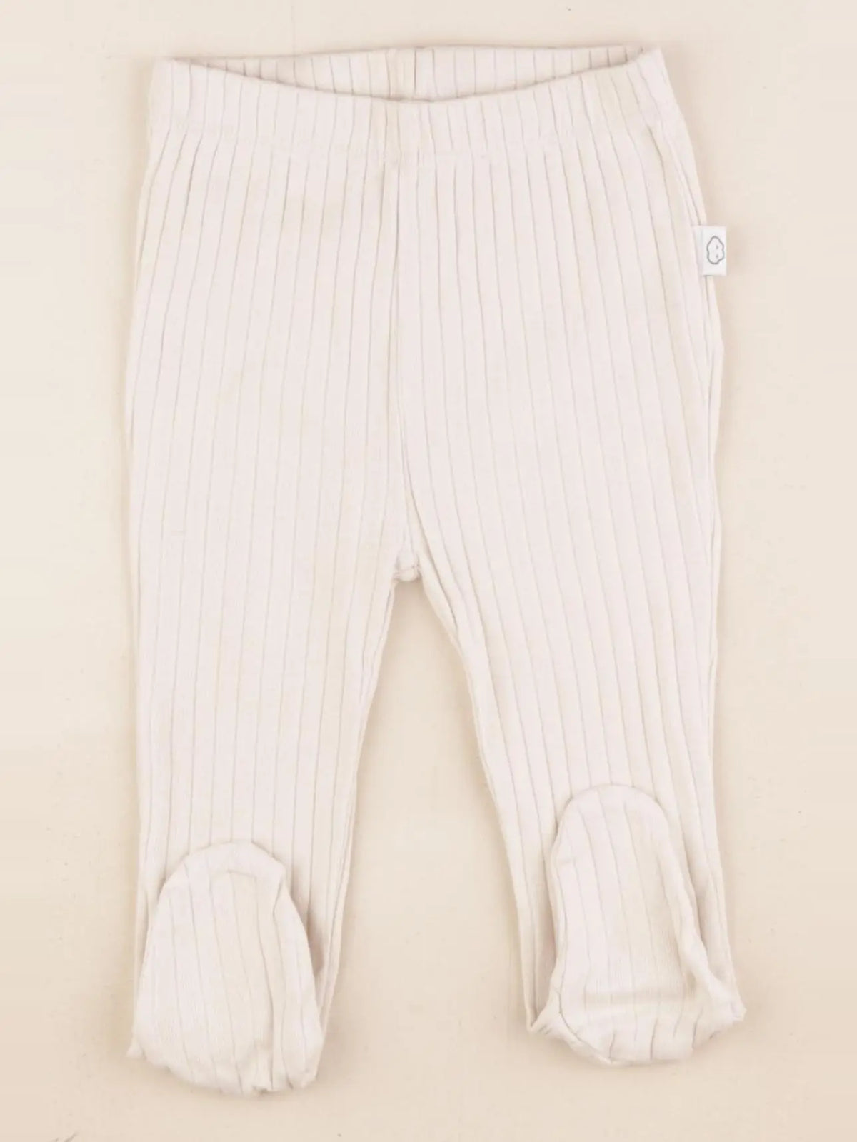 Vertbaudet - legging beige - 12 mois