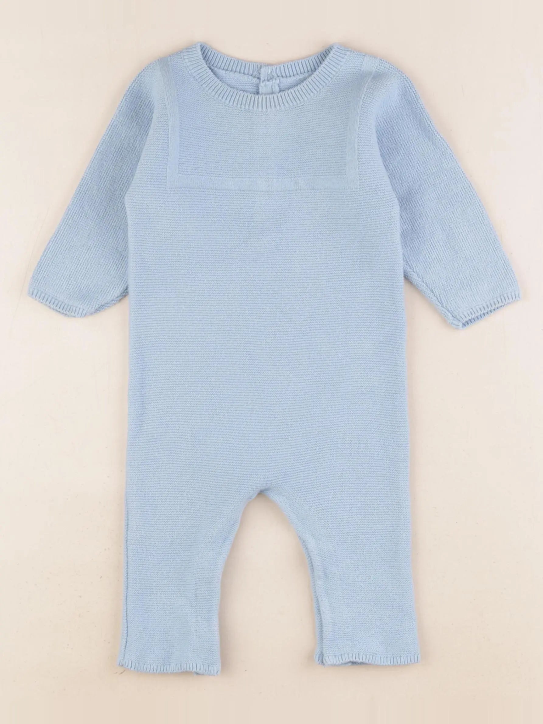 Jacadi - combinaison bleu - 6 mois