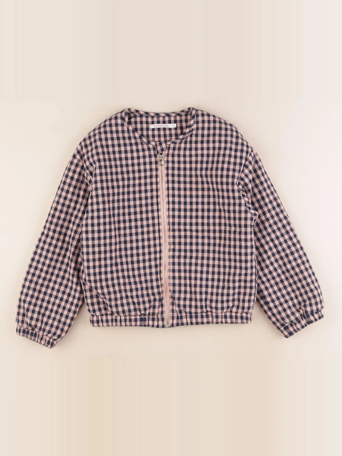 Monoprix - veste bleu, rose - 8 ans