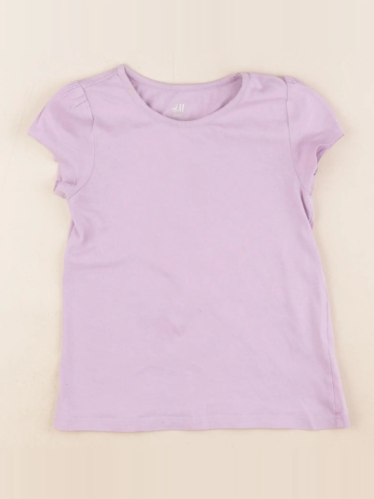 H&M - tee-shirt violet - 3/4 ans