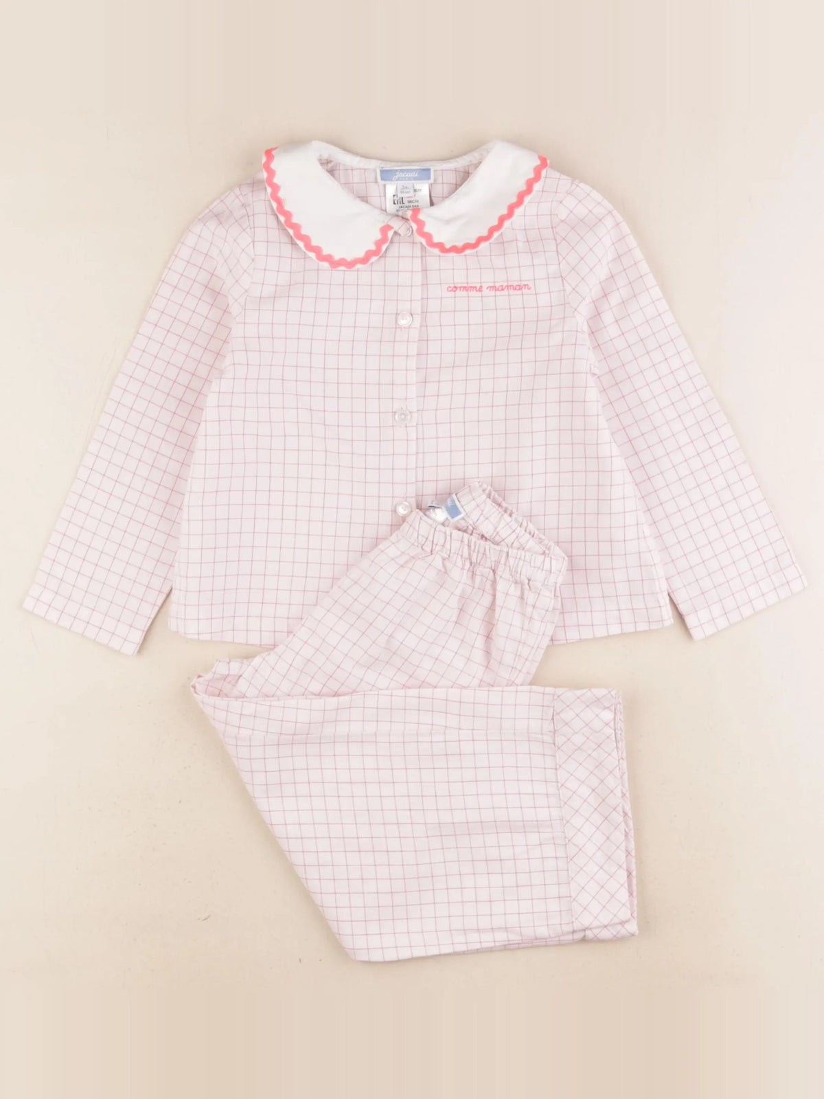 Jacadi - pyjama coton rose - 3 ans