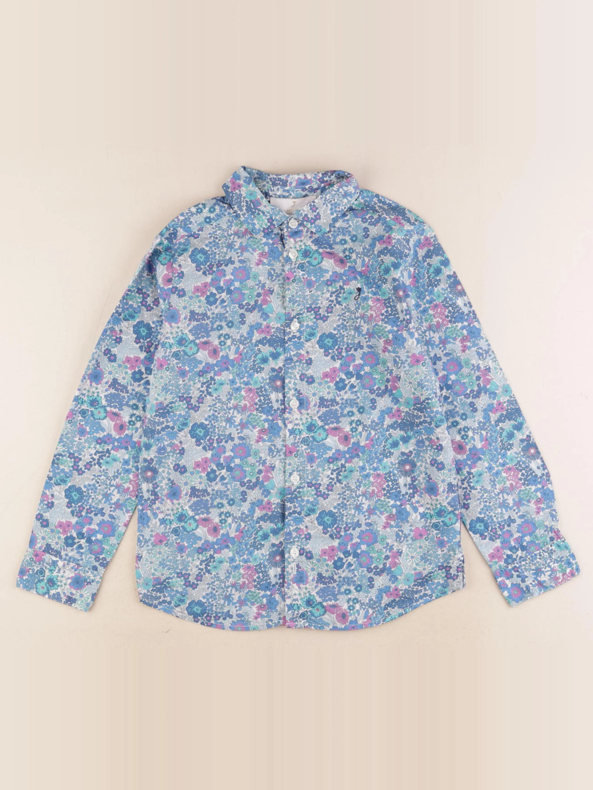 Jacadi - chemise bleu - 8 ans