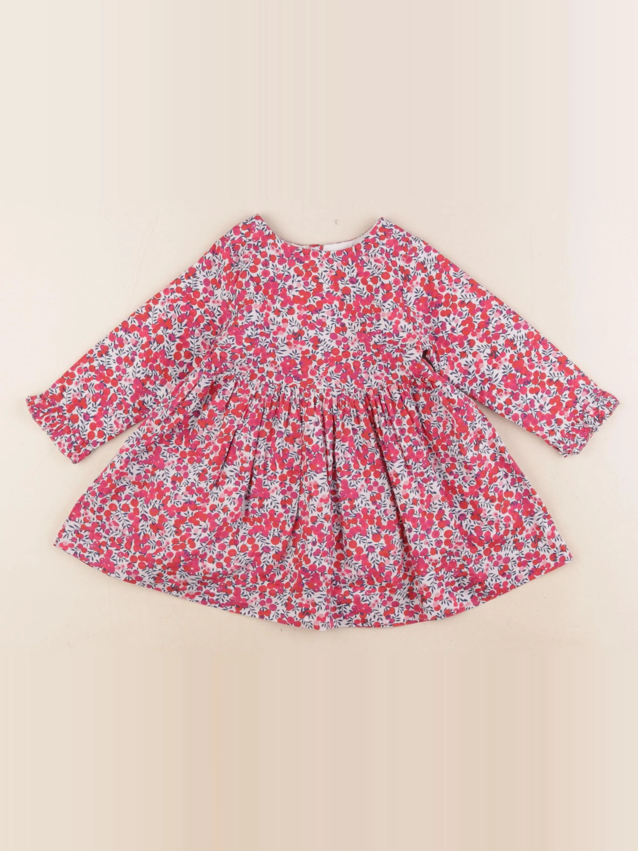 Jacadi - robe liberty multicolore - 18 mois