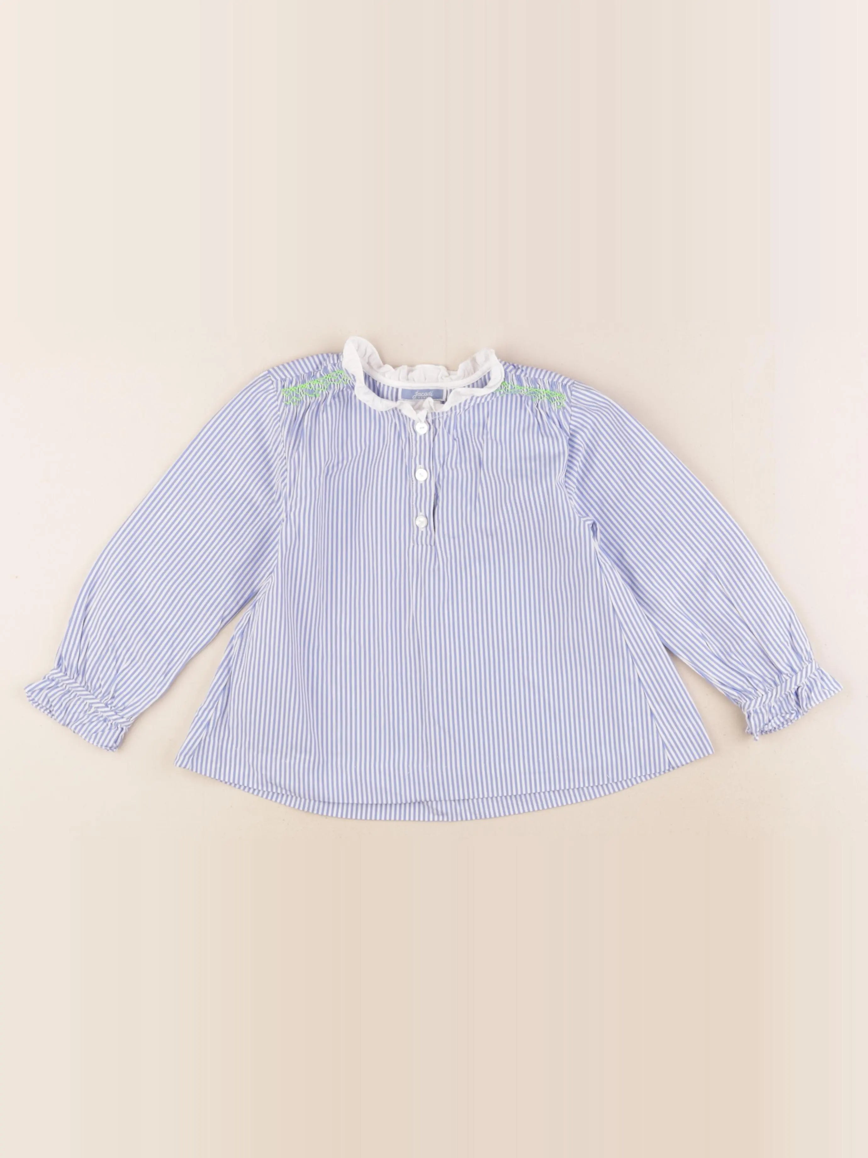 Jacadi - blouse bleu - 4 ans
