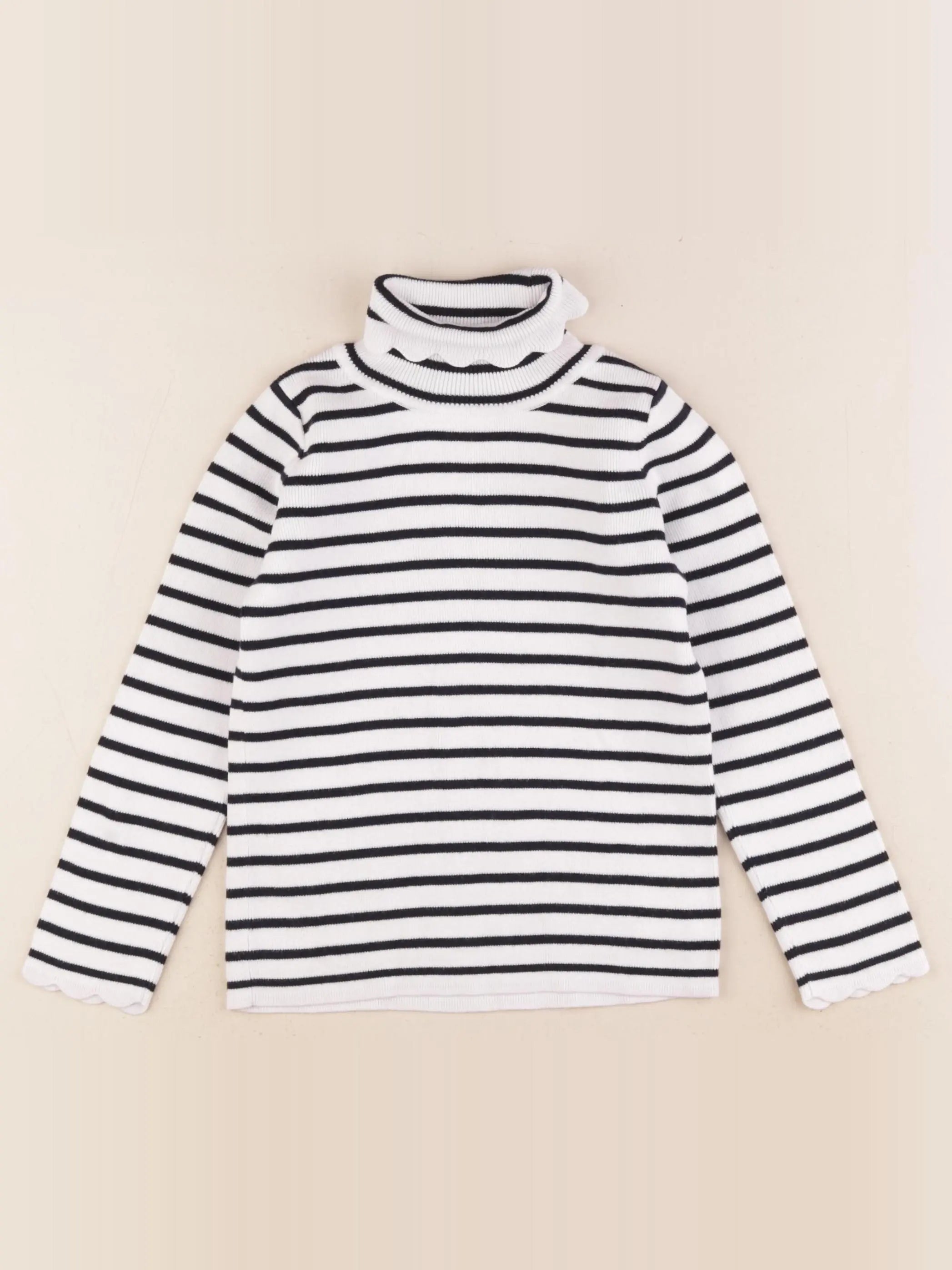 Jacadi - pull bleu, blanc - 4 ans