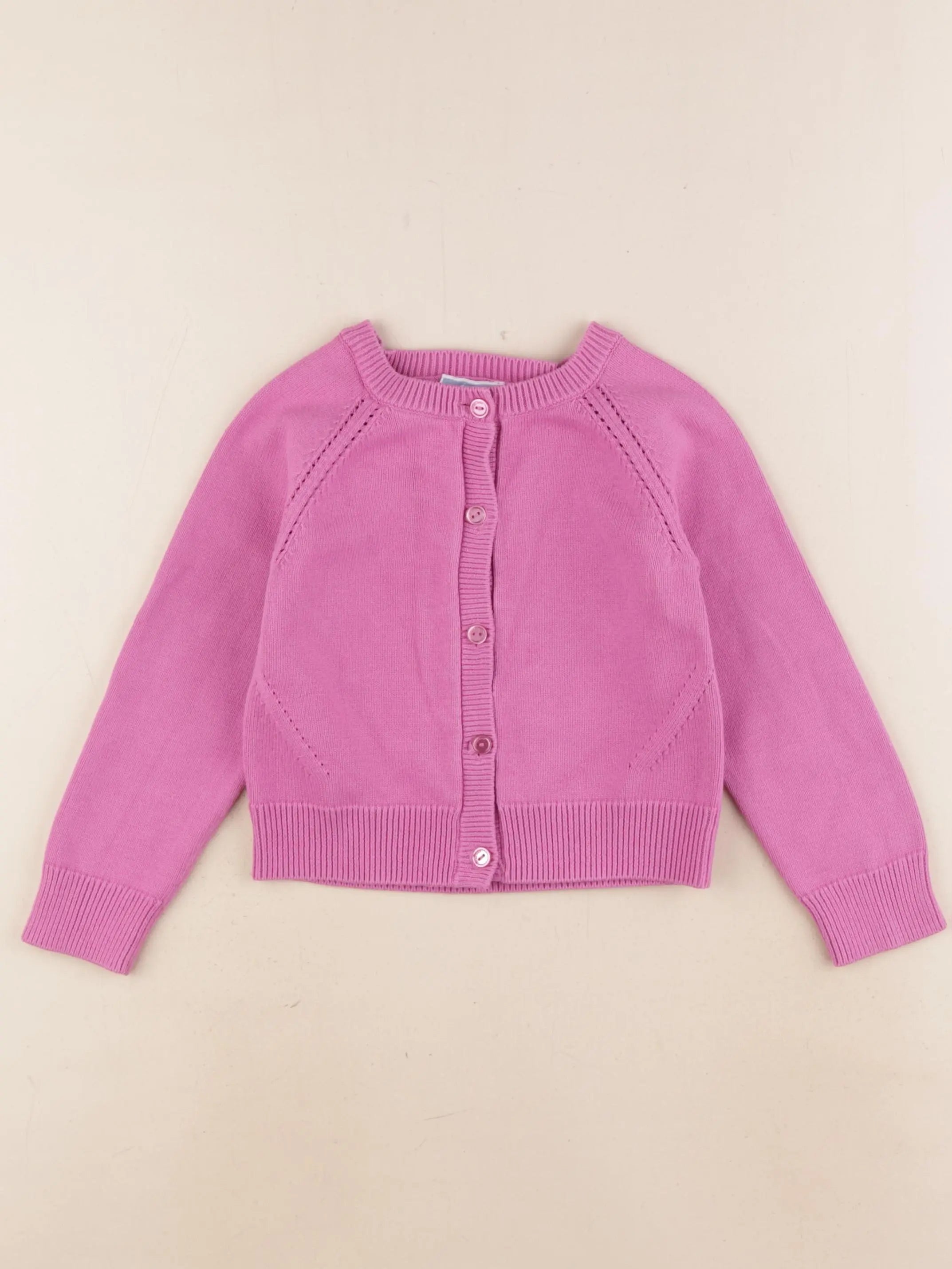Jacadi - gilet rose - 4 ans