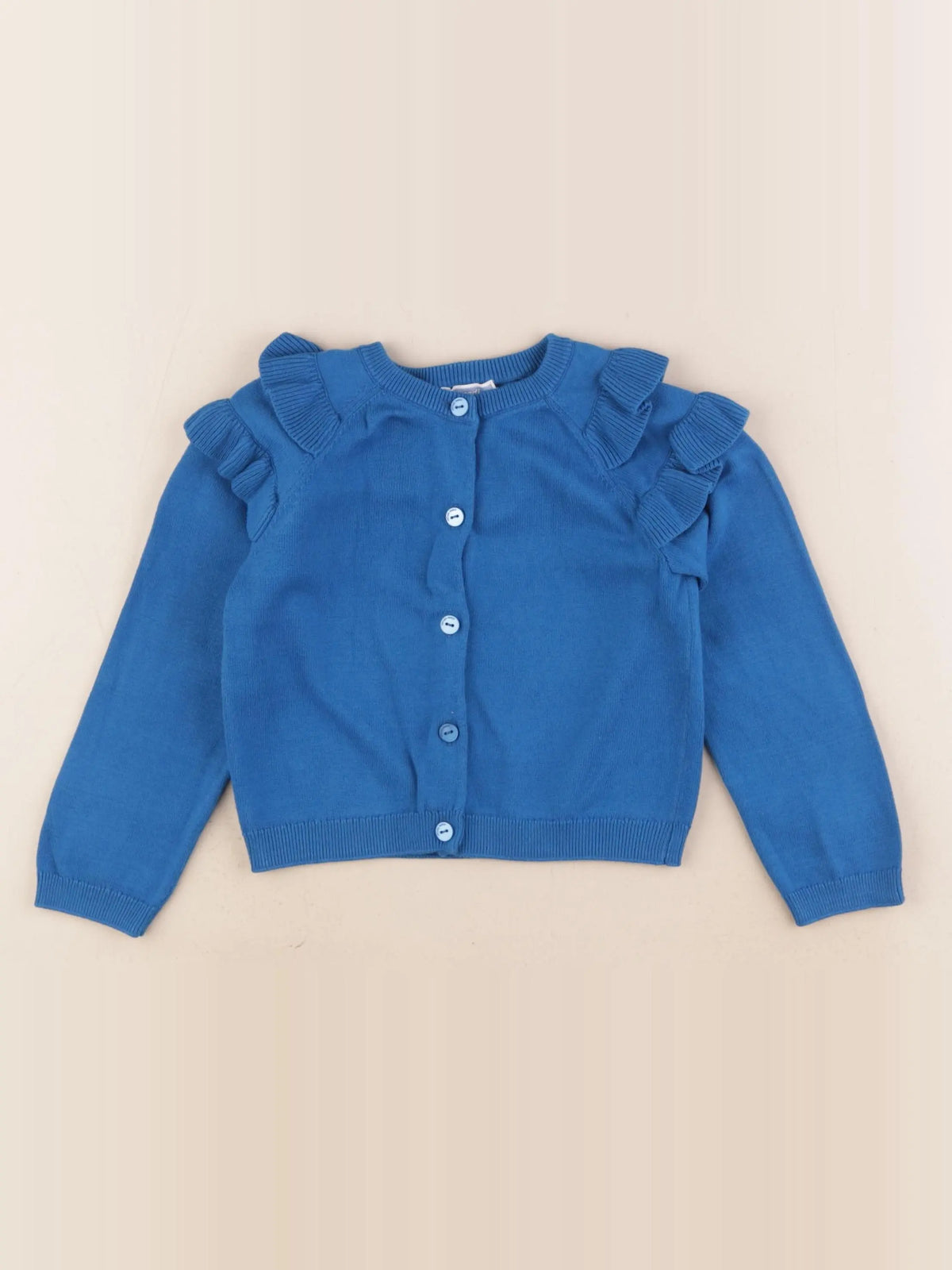 Jacadi - gilet bleu - 4 ans