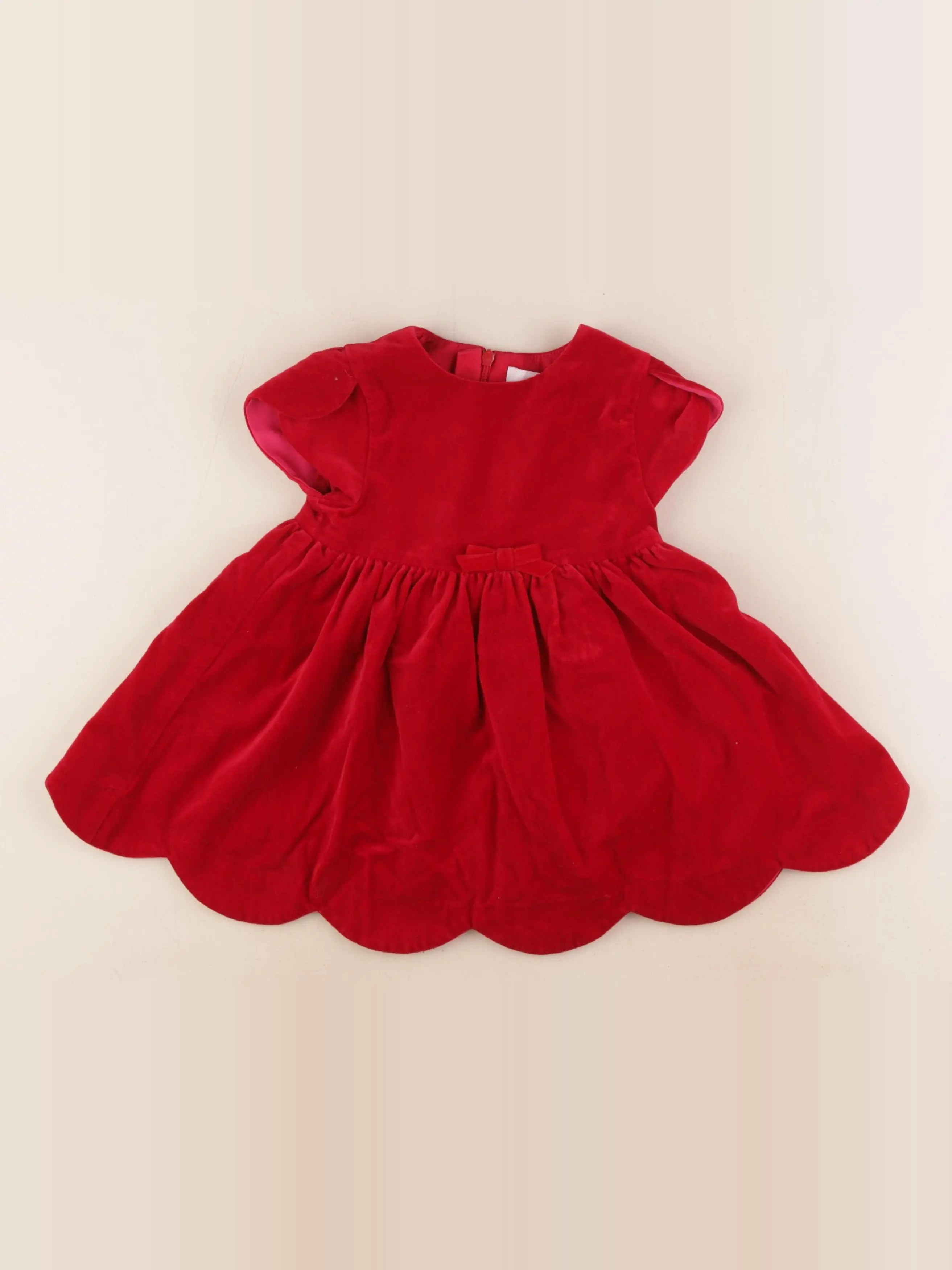 Jacadi - robe rouge - 24 mois