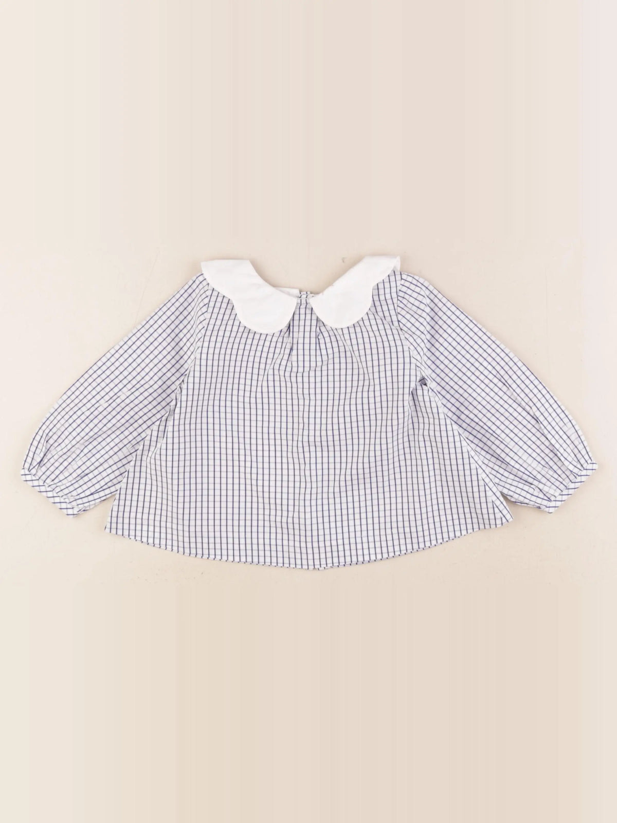 Jacadi - blouse bleu - 18 mois