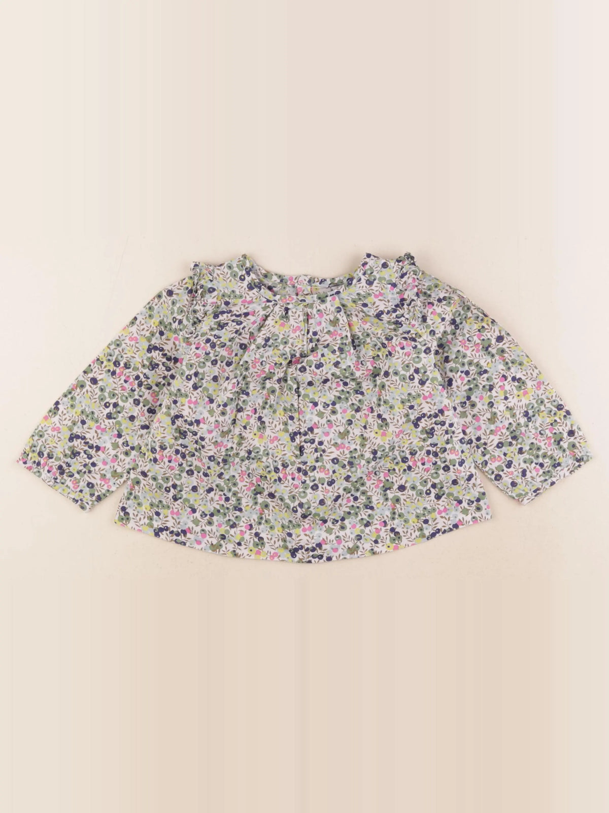 Jacadi - blouse liberty multicolore - 18 mois