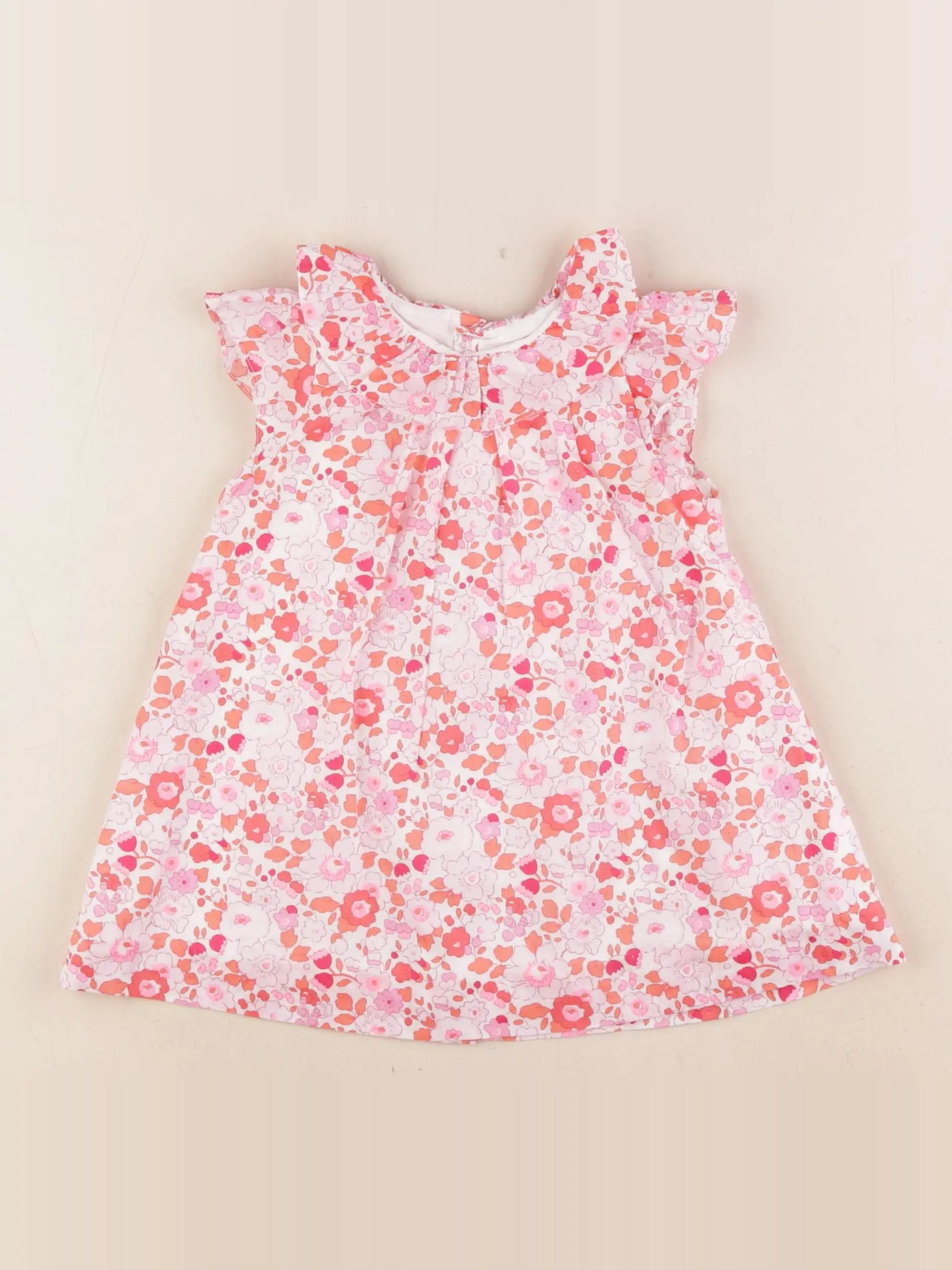 Jacadi - robe liberty multicolore - 12 mois