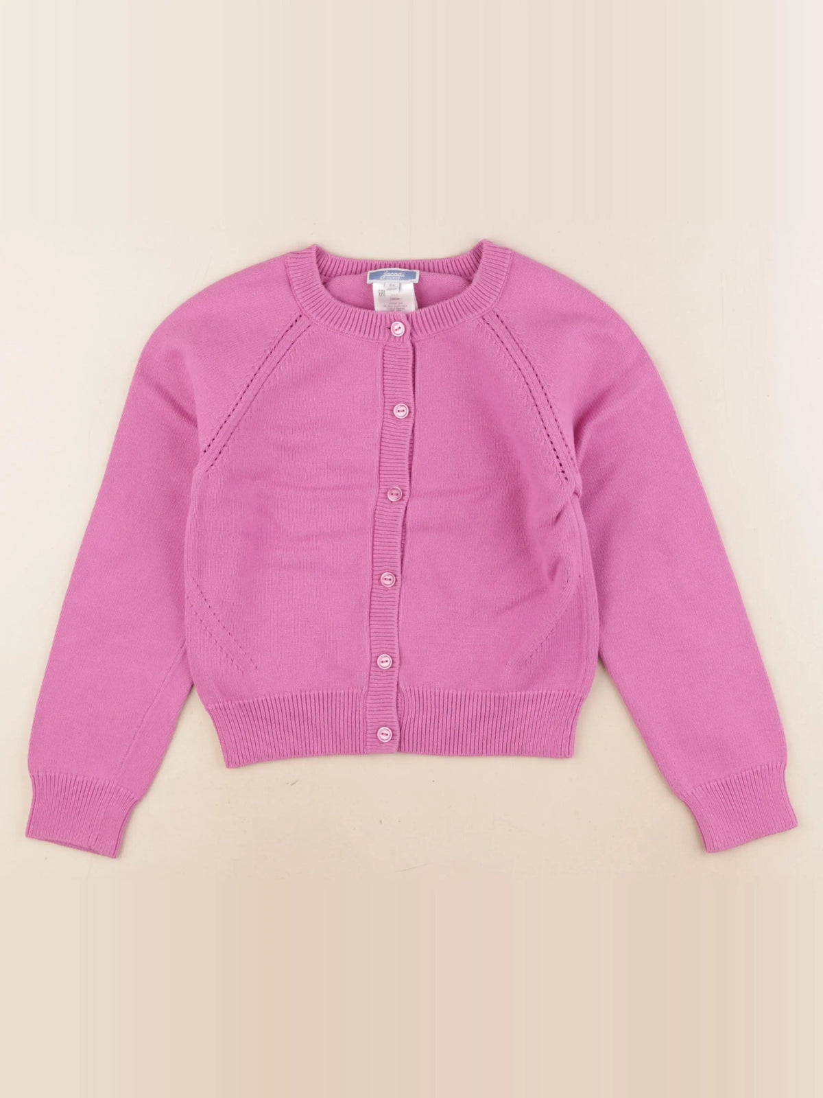 Jacadi - gilet rose - 8 ans