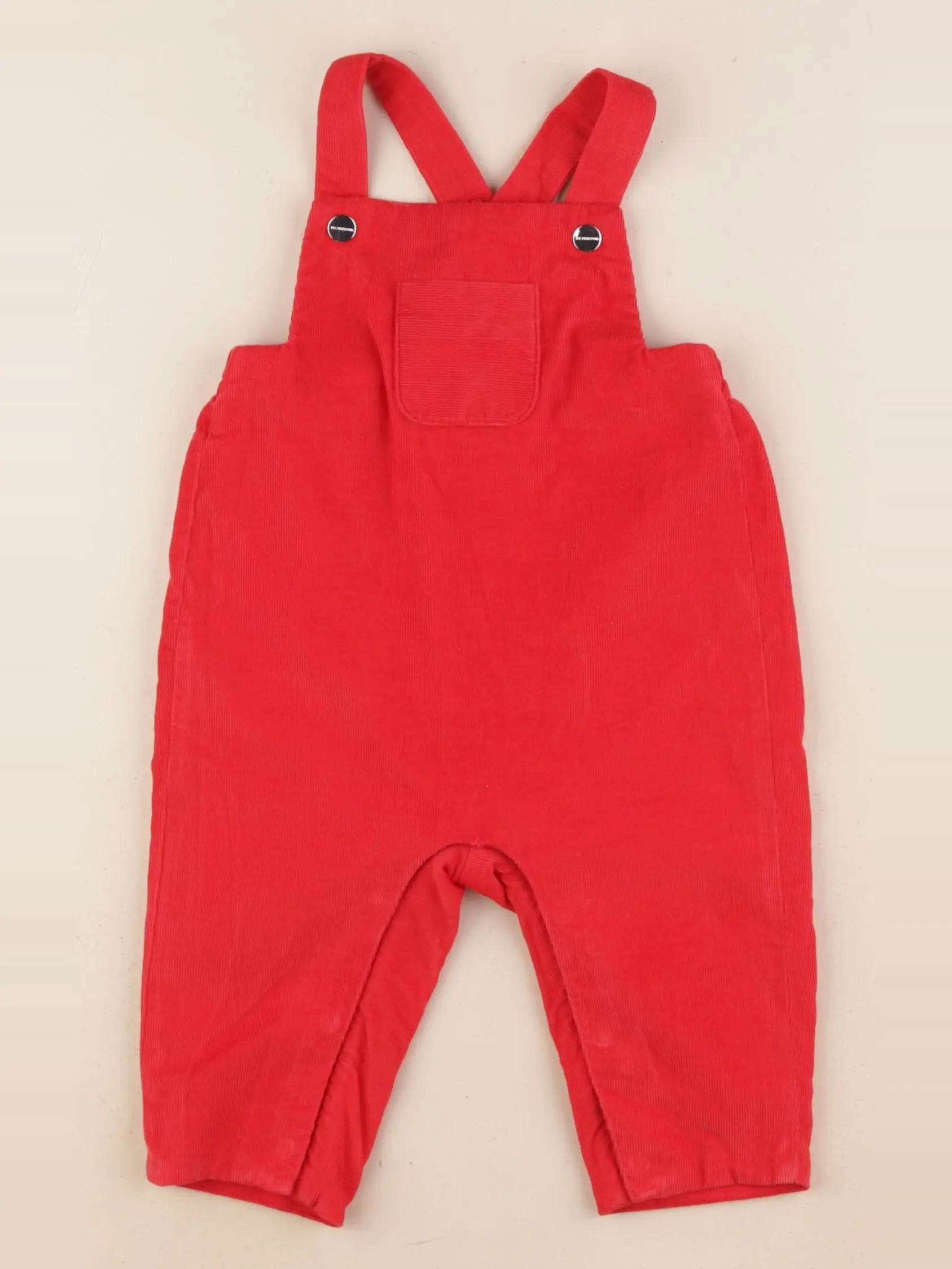 Jacadi - salopette rouge - 6 mois