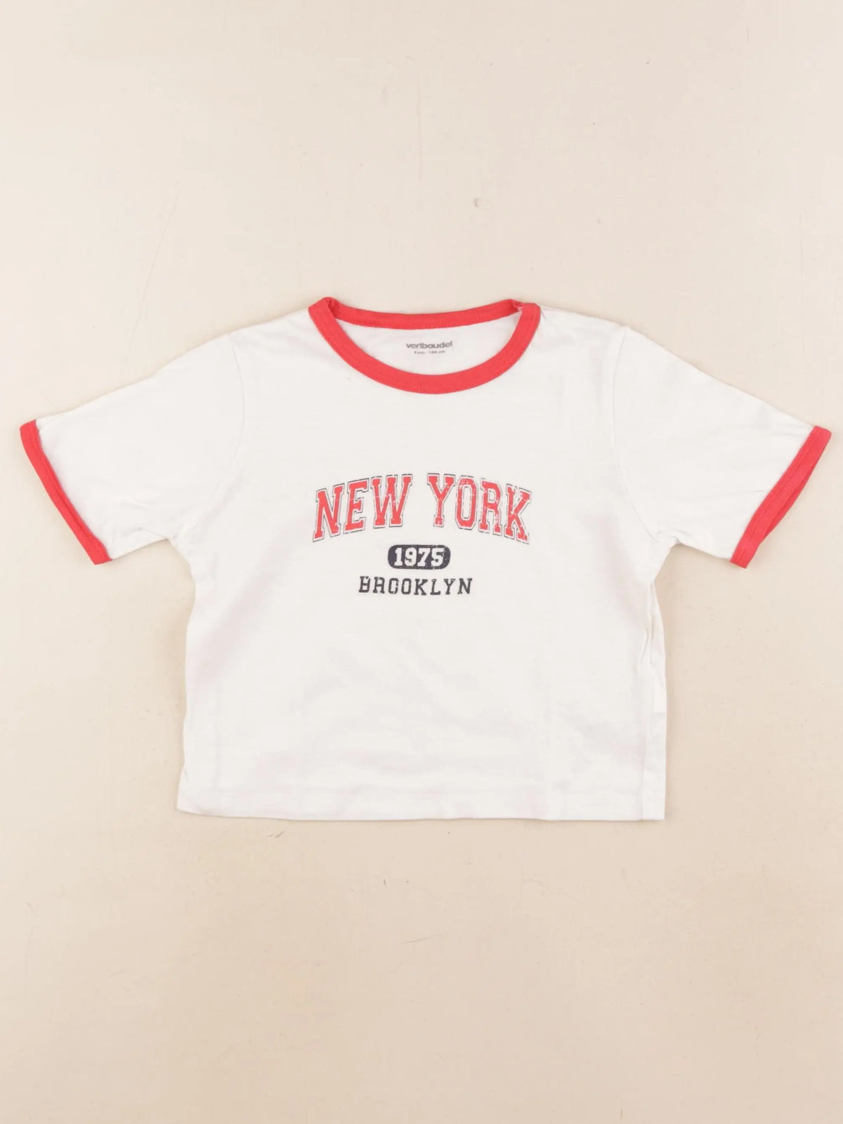 Vertbaudet - tee-shirt blanc - 4 ans