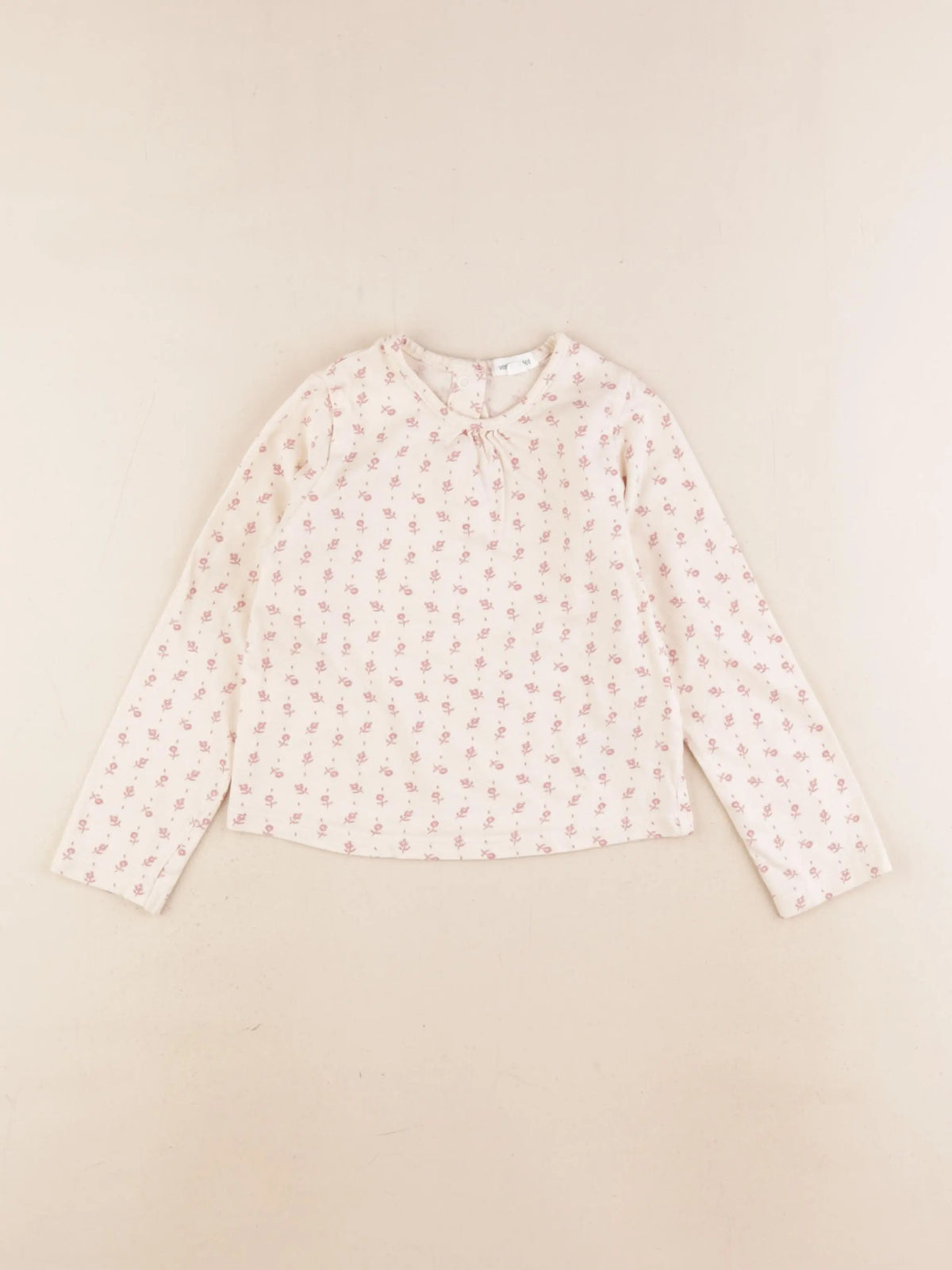 Vertbaudet - tee-shirt beige - 36 mois