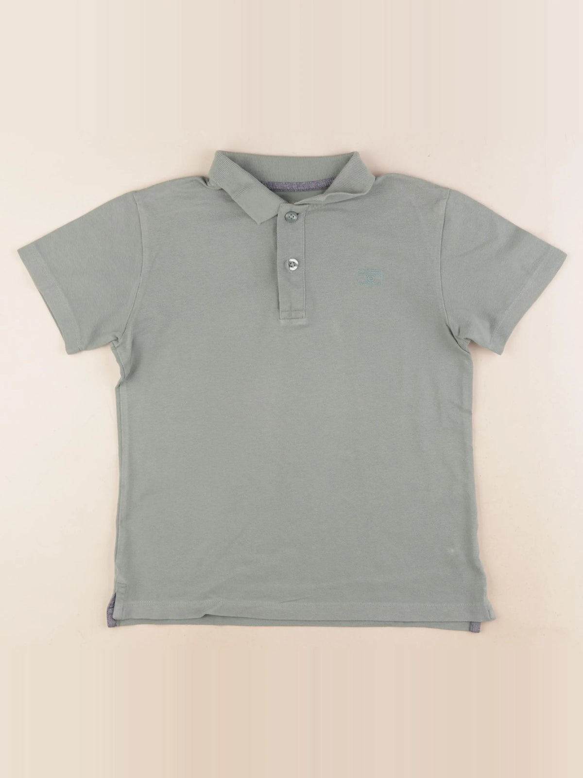 Monoprix - polo vert - 10 ans