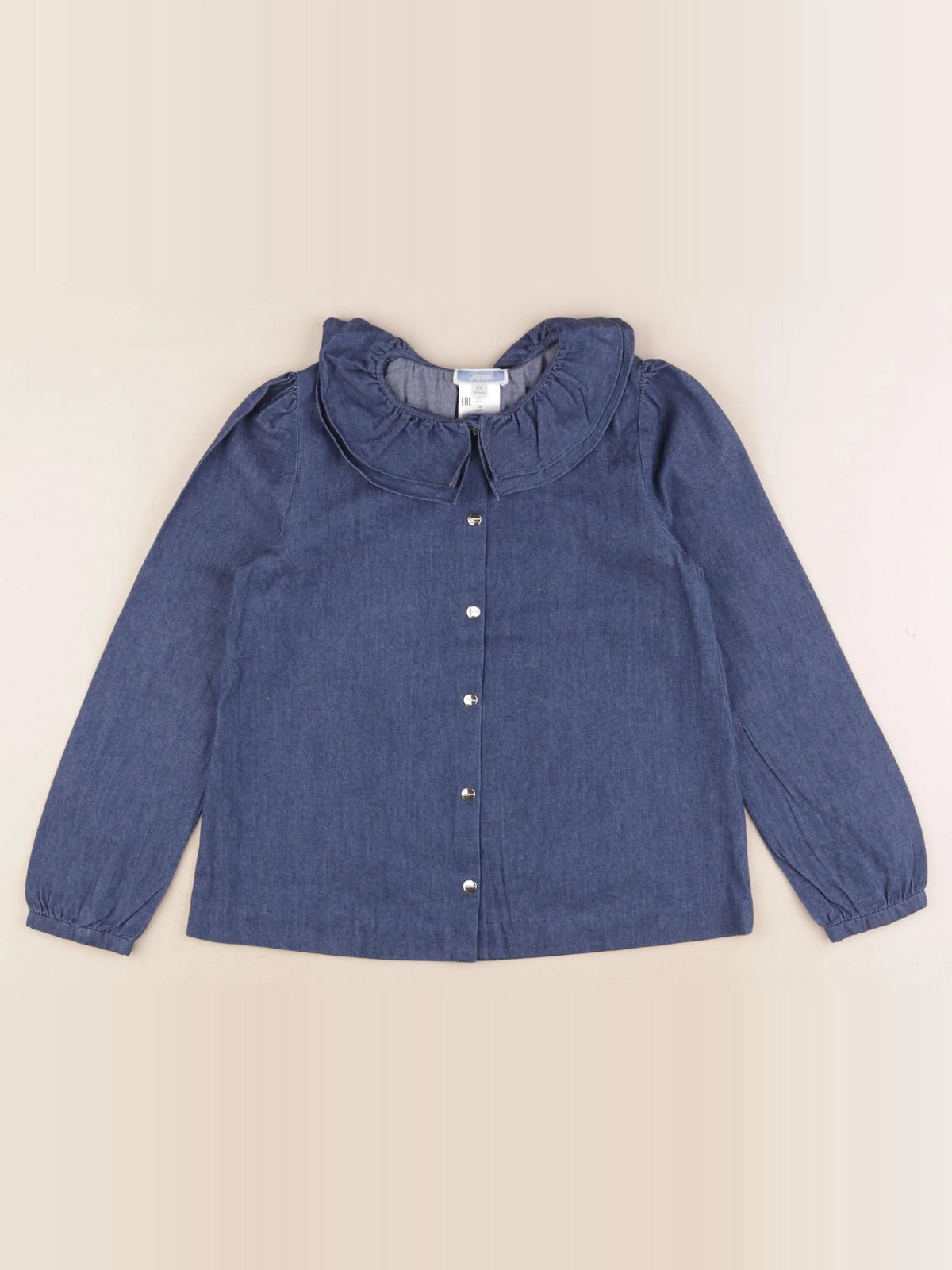 Jacadi - blouse bleu - 8 ans