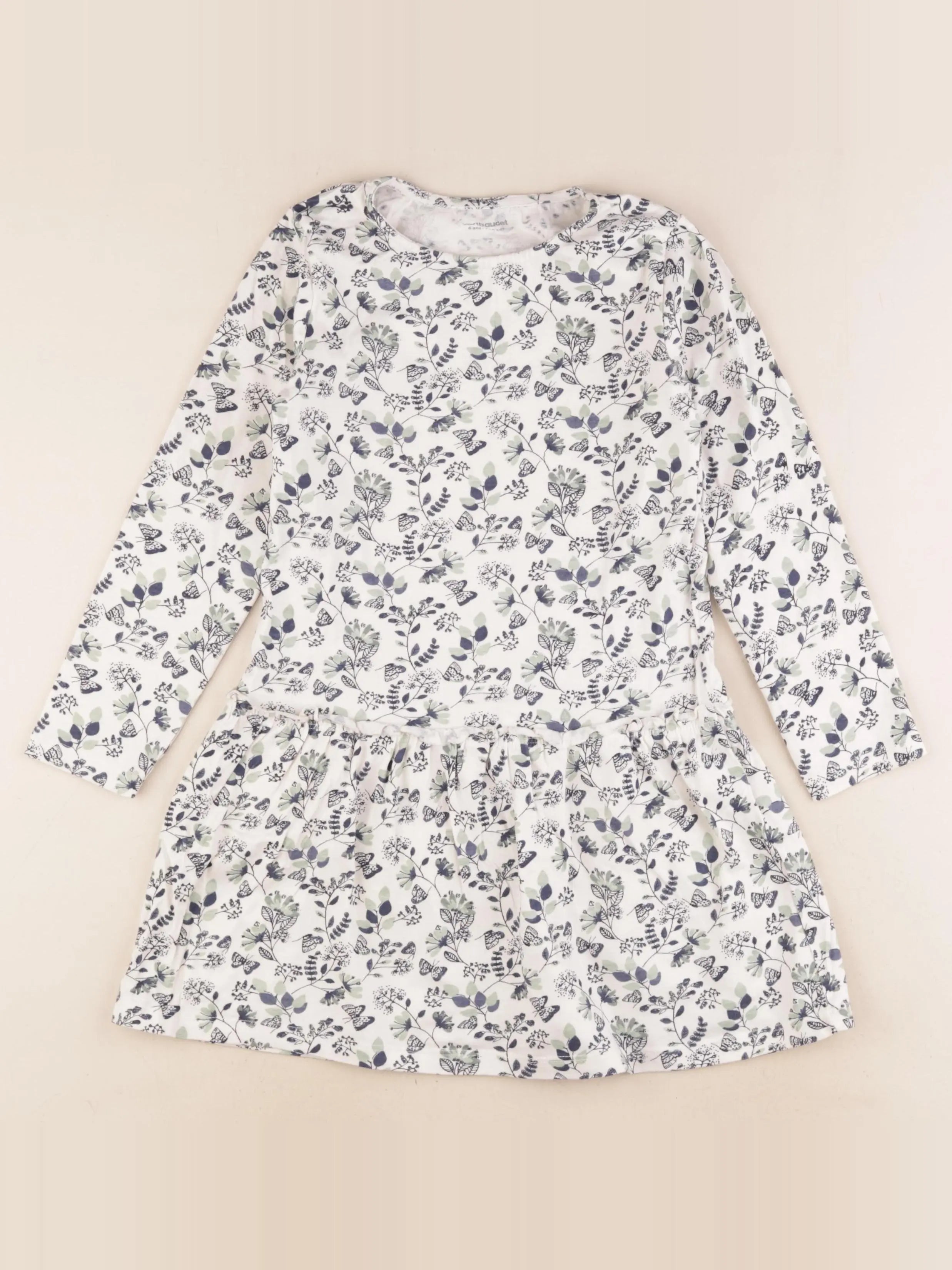 Vertbaudet - robe multicolore - 6 ans