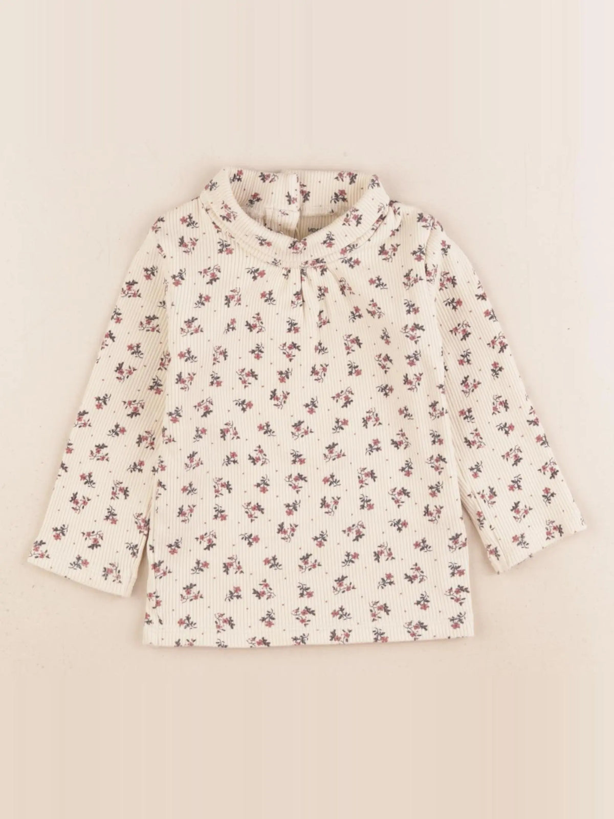 Vertbaudet - sous-pull beige - 12 mois