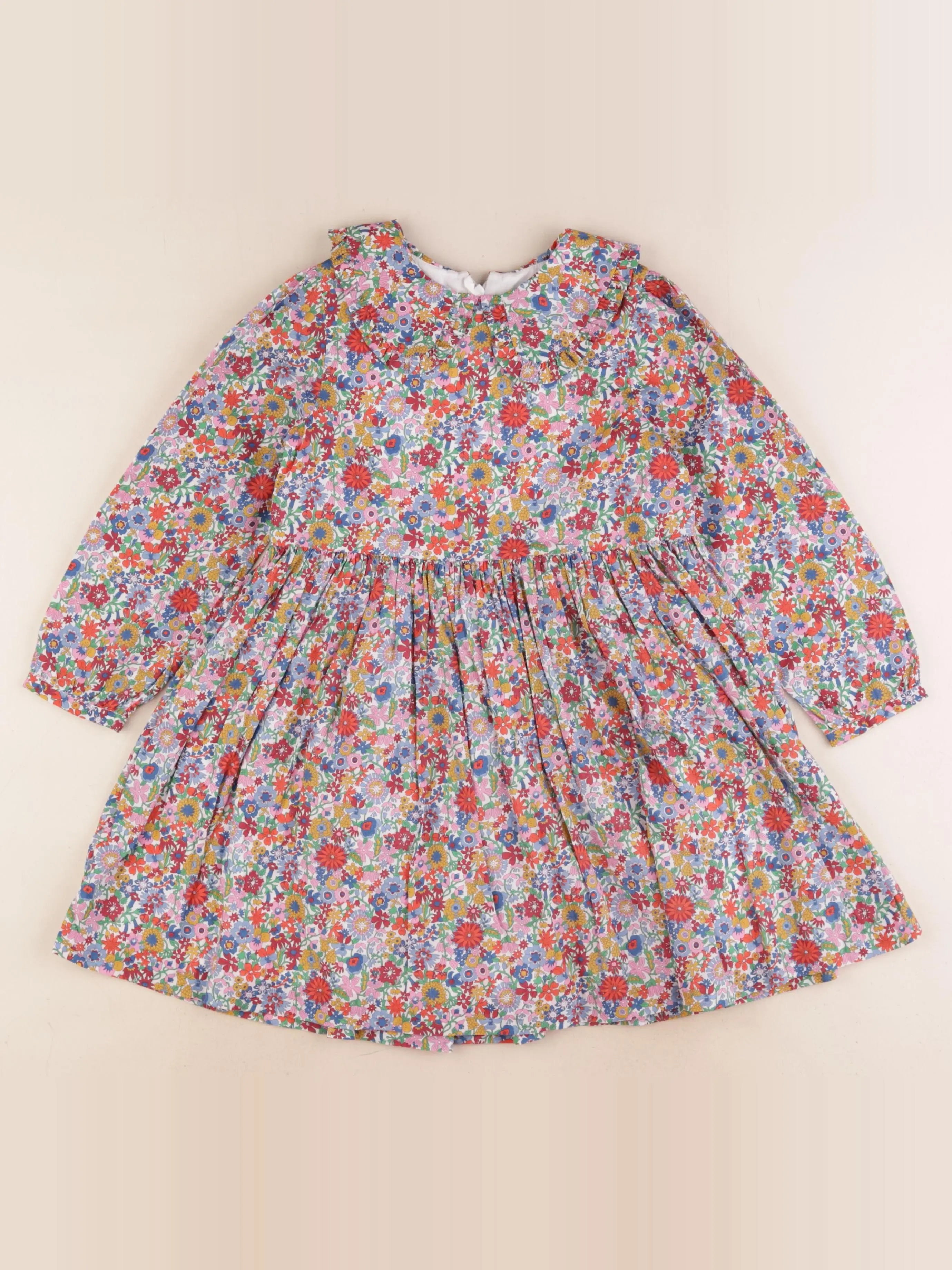 Jacadi - robe liberty multicolore - 5 ans