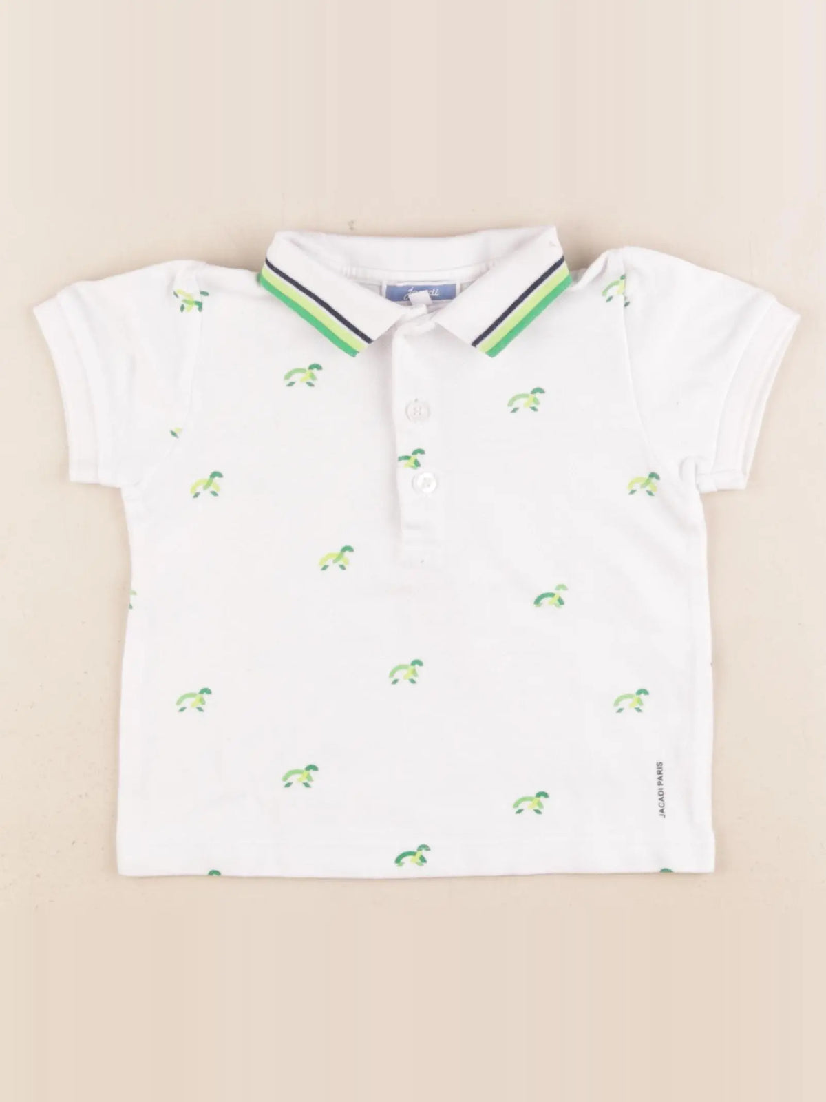Jacadi - polo blanc - 18 mois