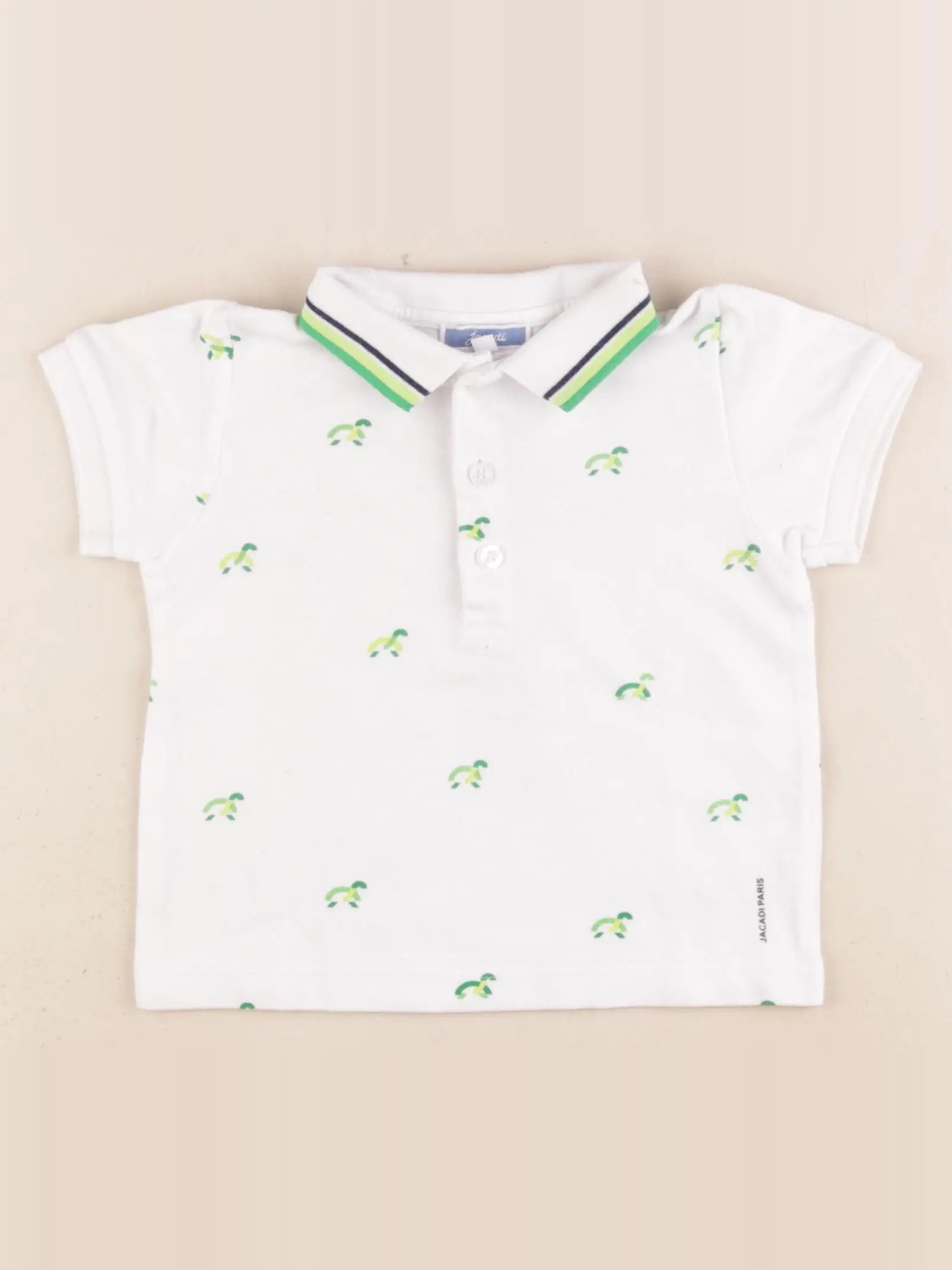 Jacadi - polo blanc - 18 mois